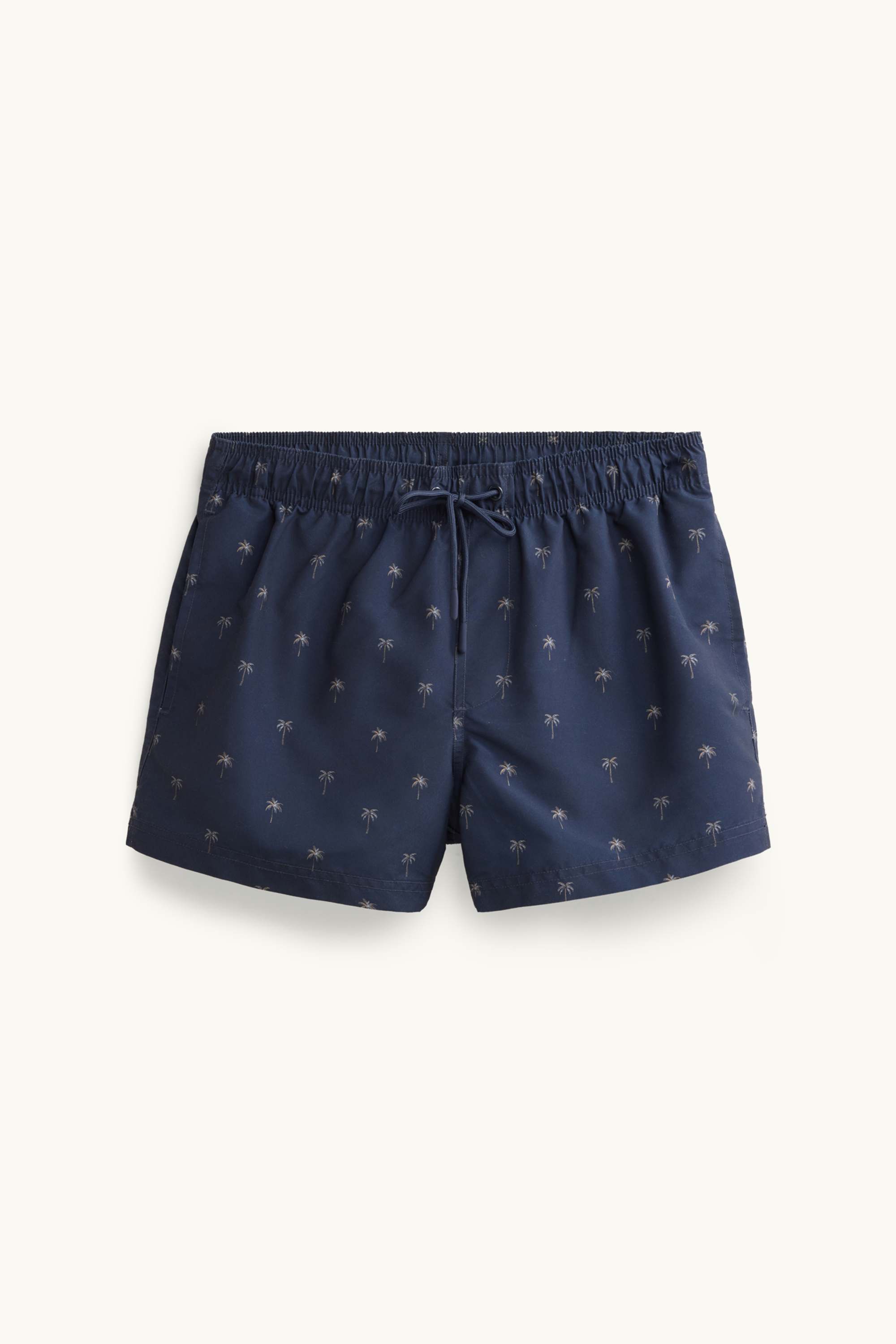 Swim shorts - patterned dark blue