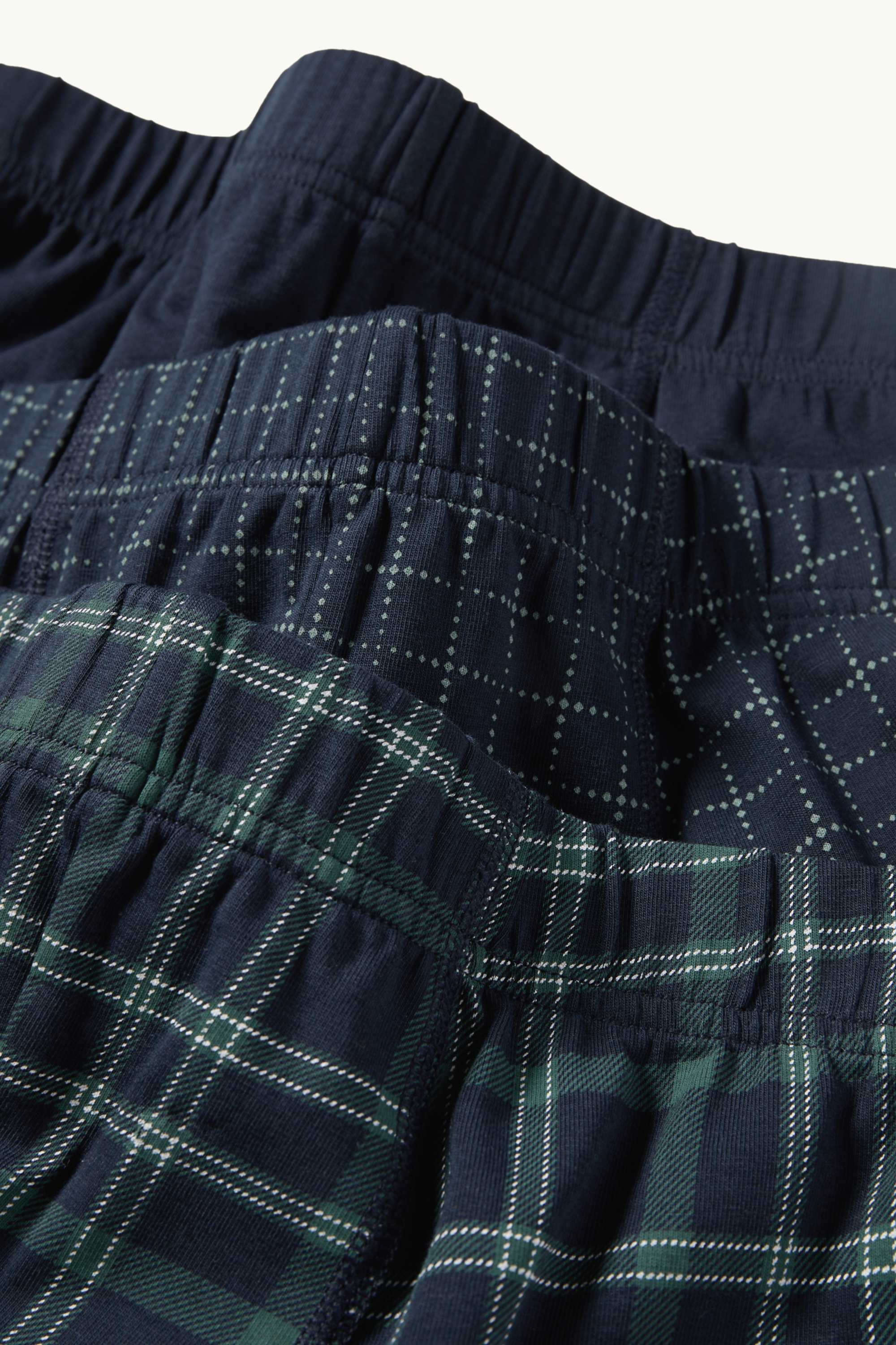 Multipack of 3 - trunks dark blue