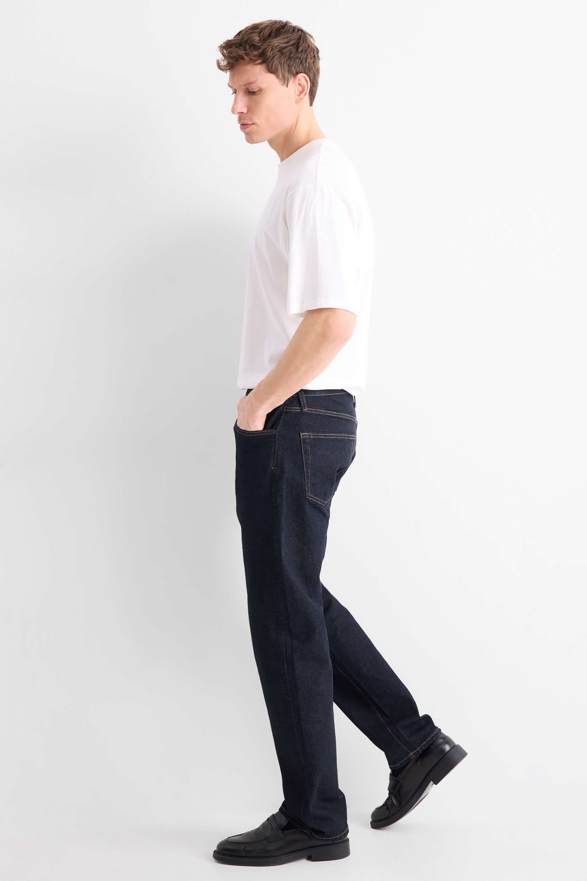 Regular jeans denim-dark blue (1)