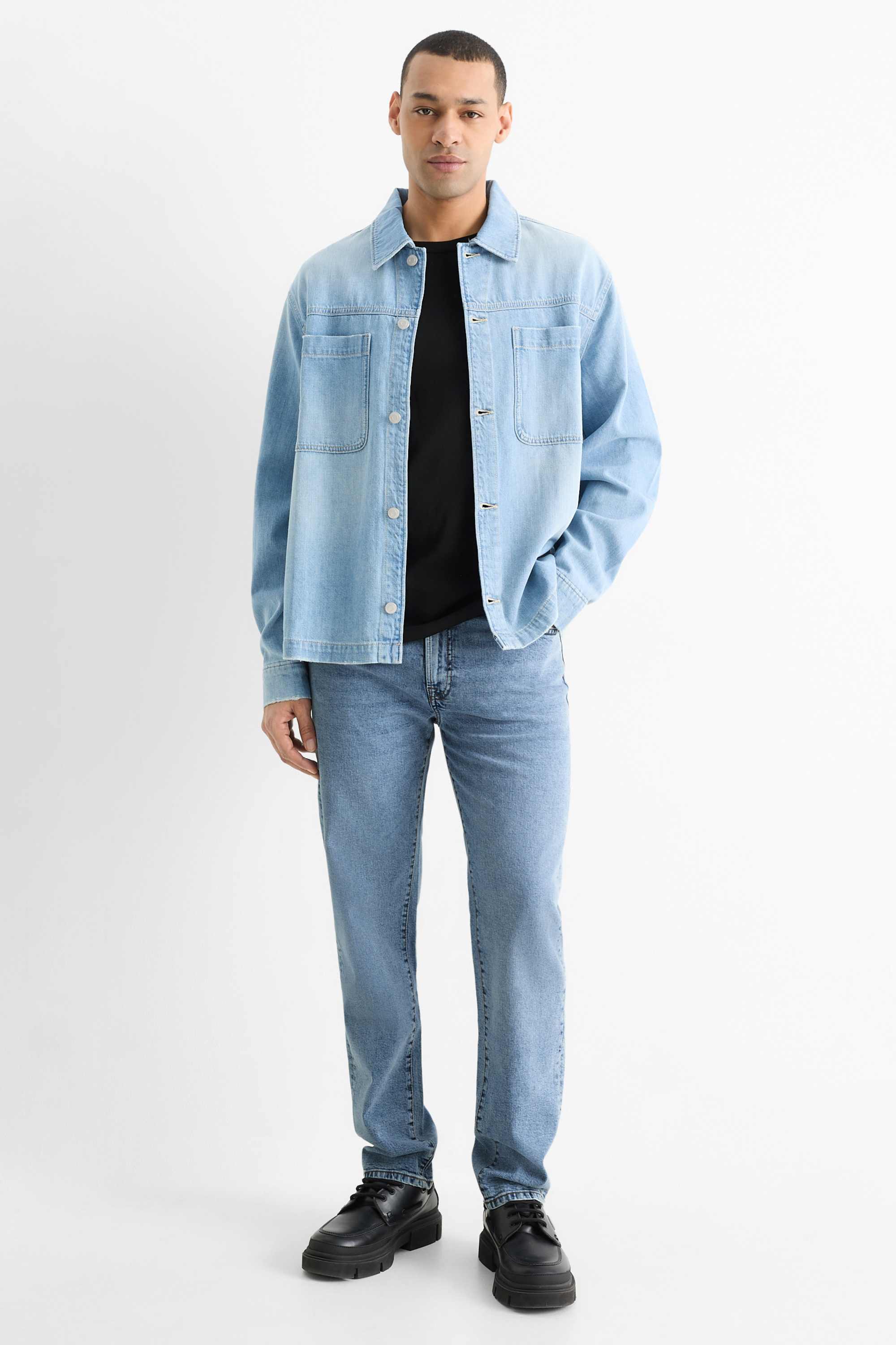 Regular jeans denim-light blue