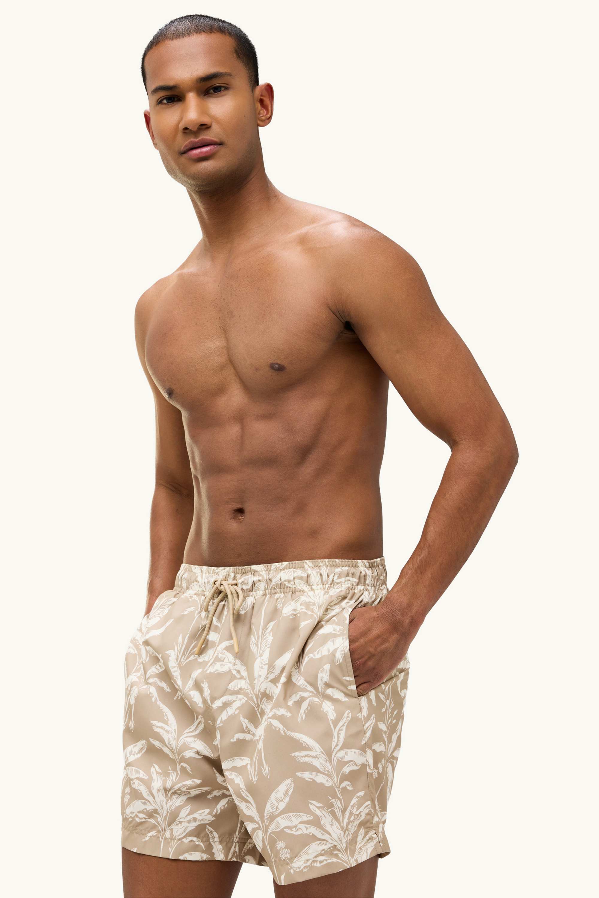 Mini Me - men's swim shorts beige