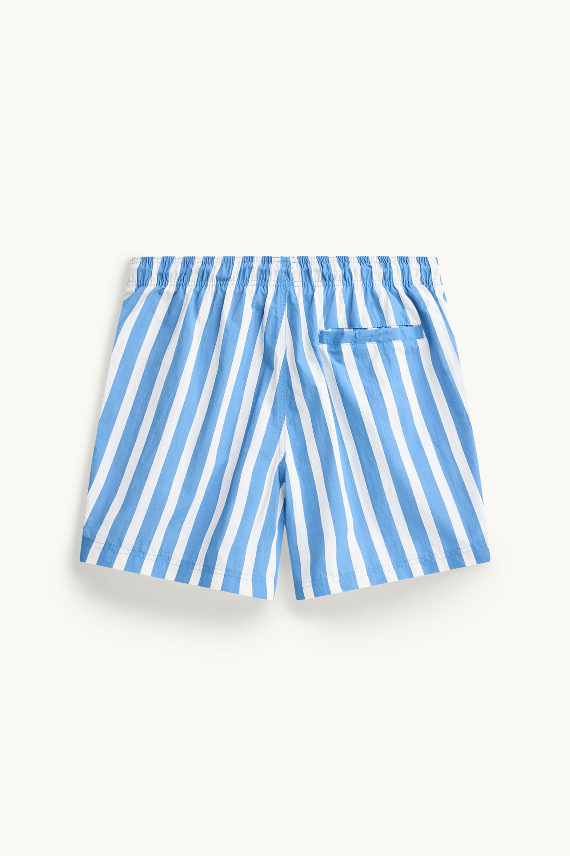 Swim shorts - striped blue / white