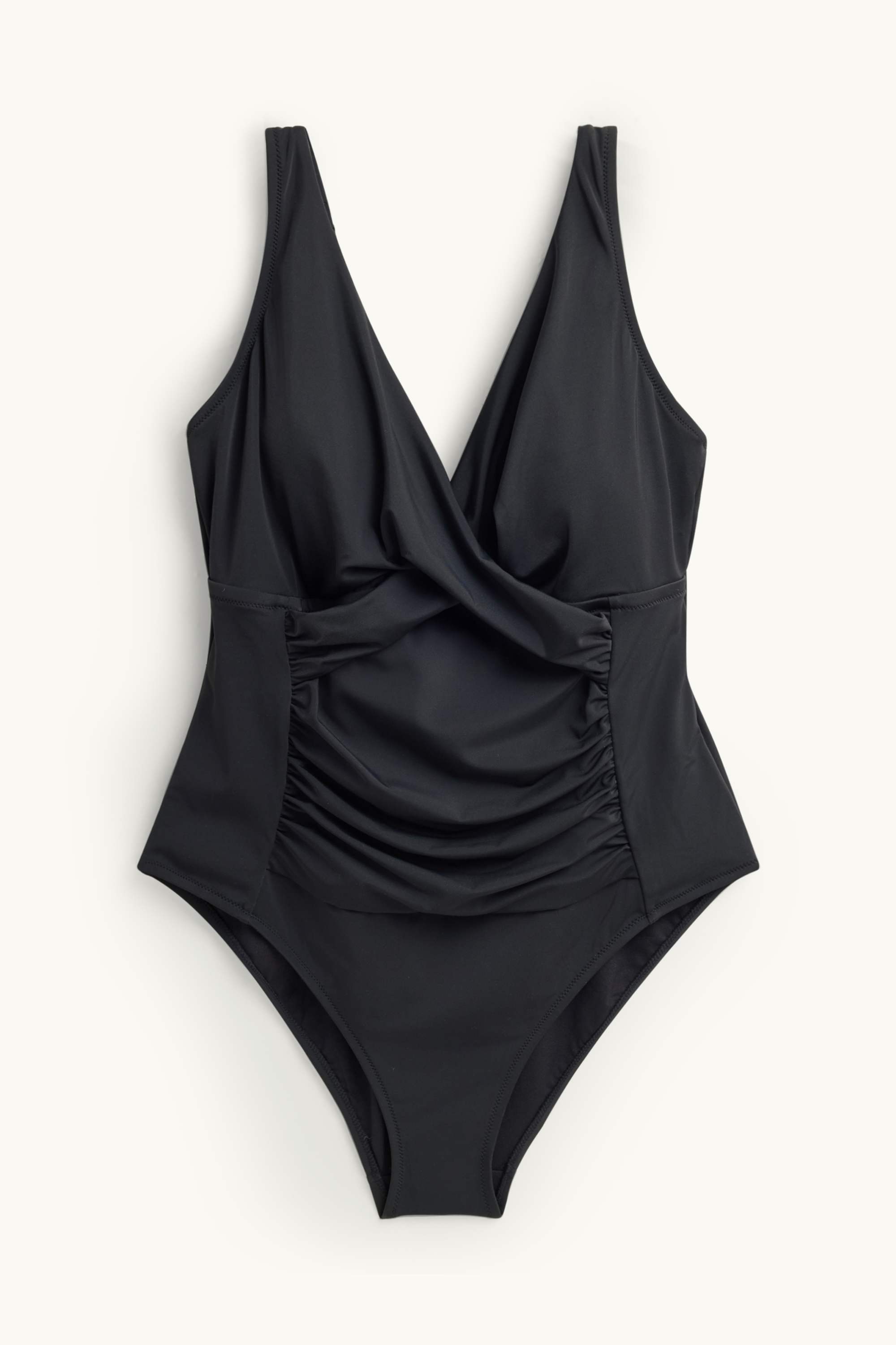 Swimsuit with gather - padded - LYCRA® XTRA LIFE™ black