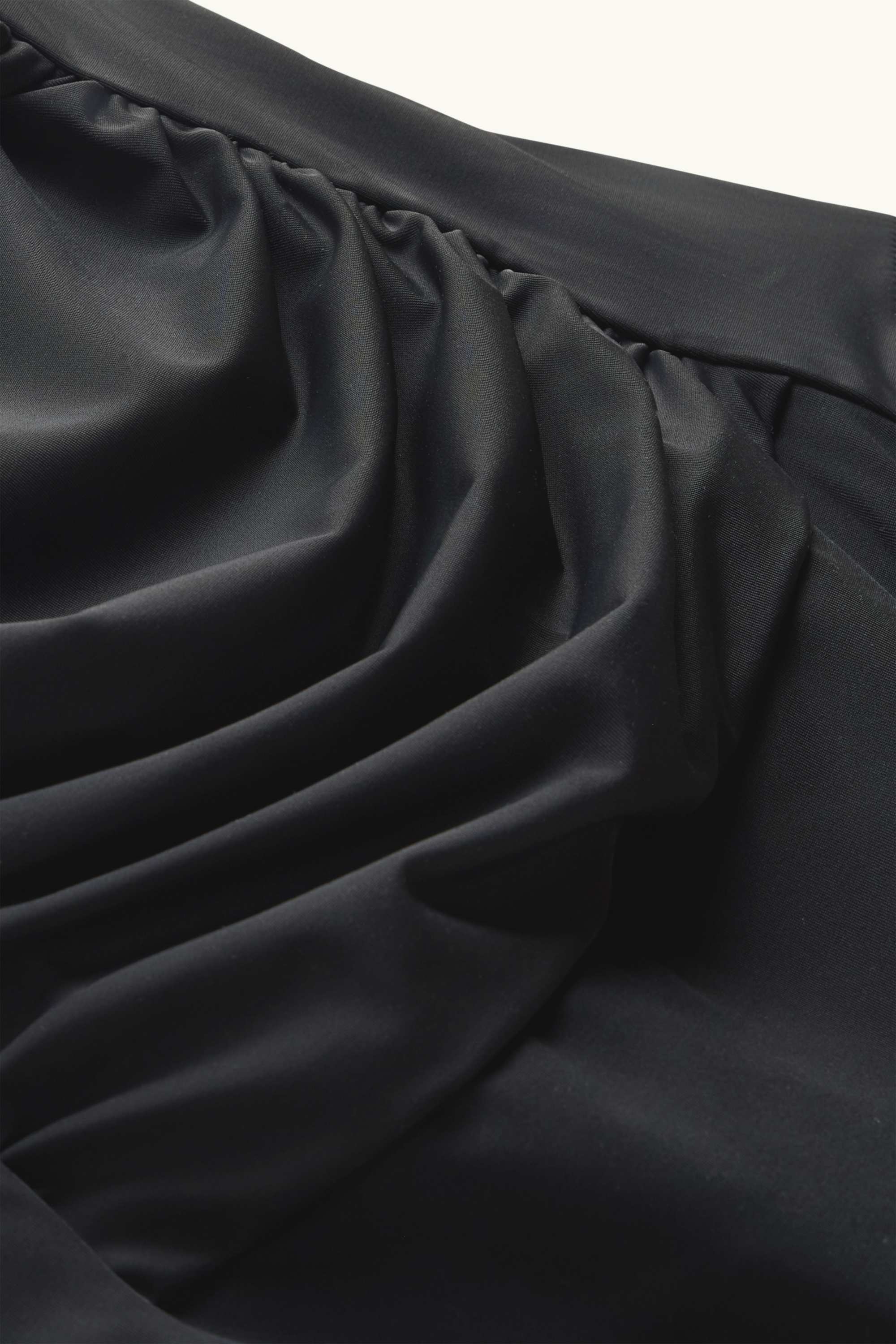 Swimsuit with gather - padded - LYCRA® XTRA LIFE™ black