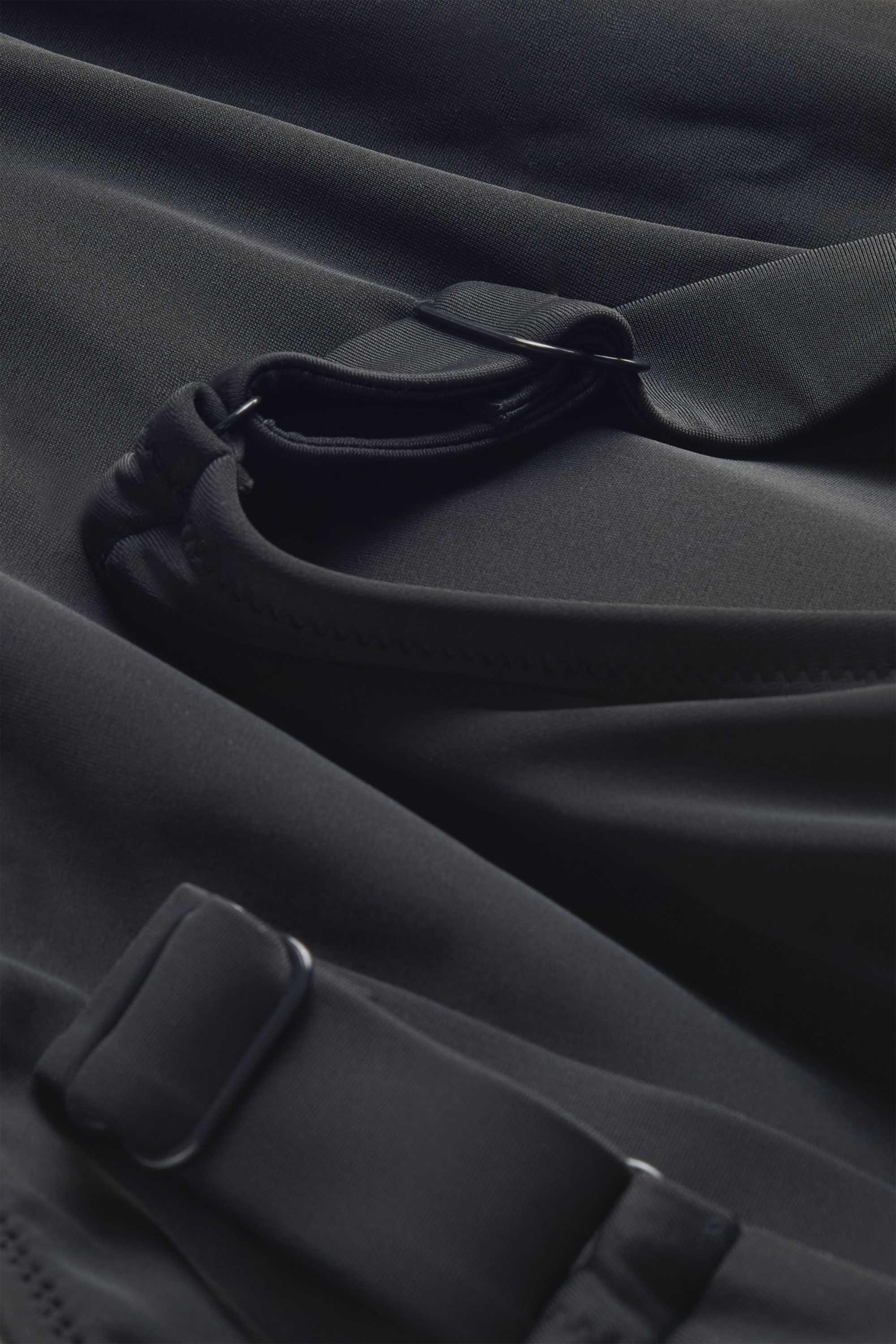 Swimsuit with gather - padded - LYCRA® XTRA LIFE™ black