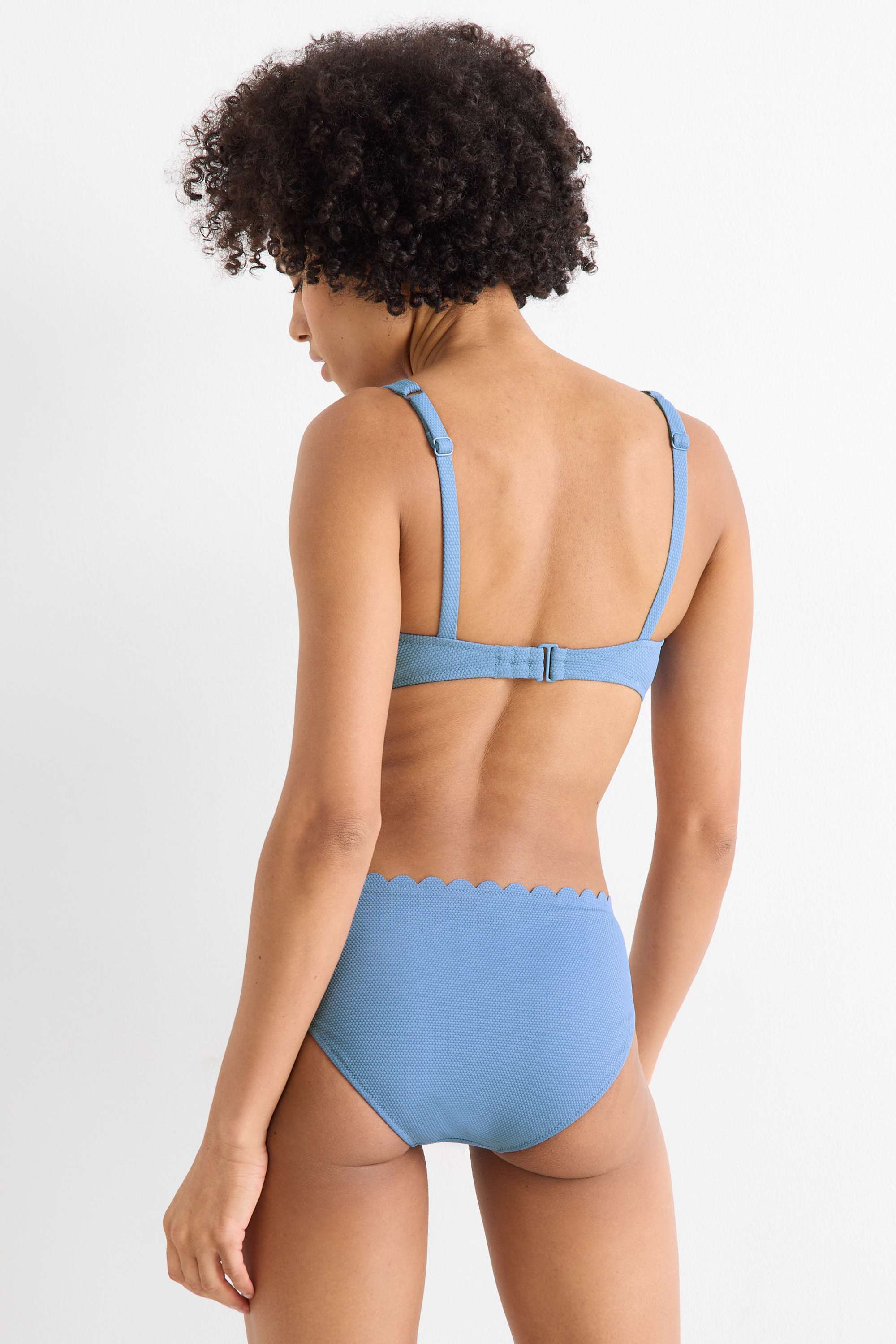 Bikini top - padded - non-wired - LYCRA® XTRA LIFE™ blue