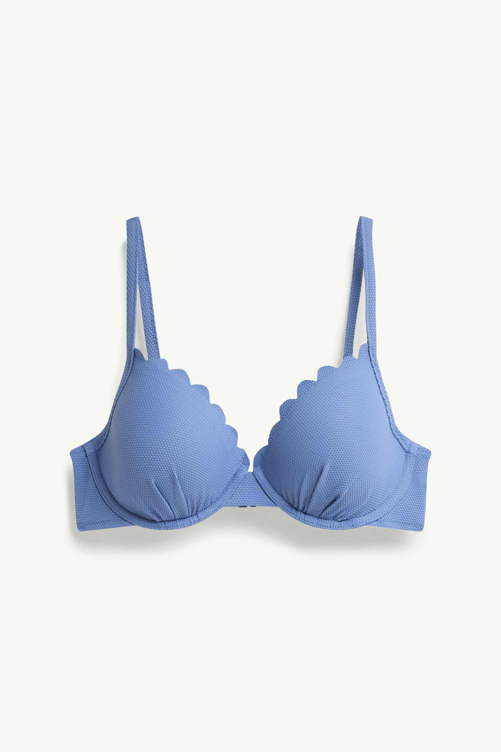 Underwire bikini top - padded - LYCRA® XTRA LIFE™ blue