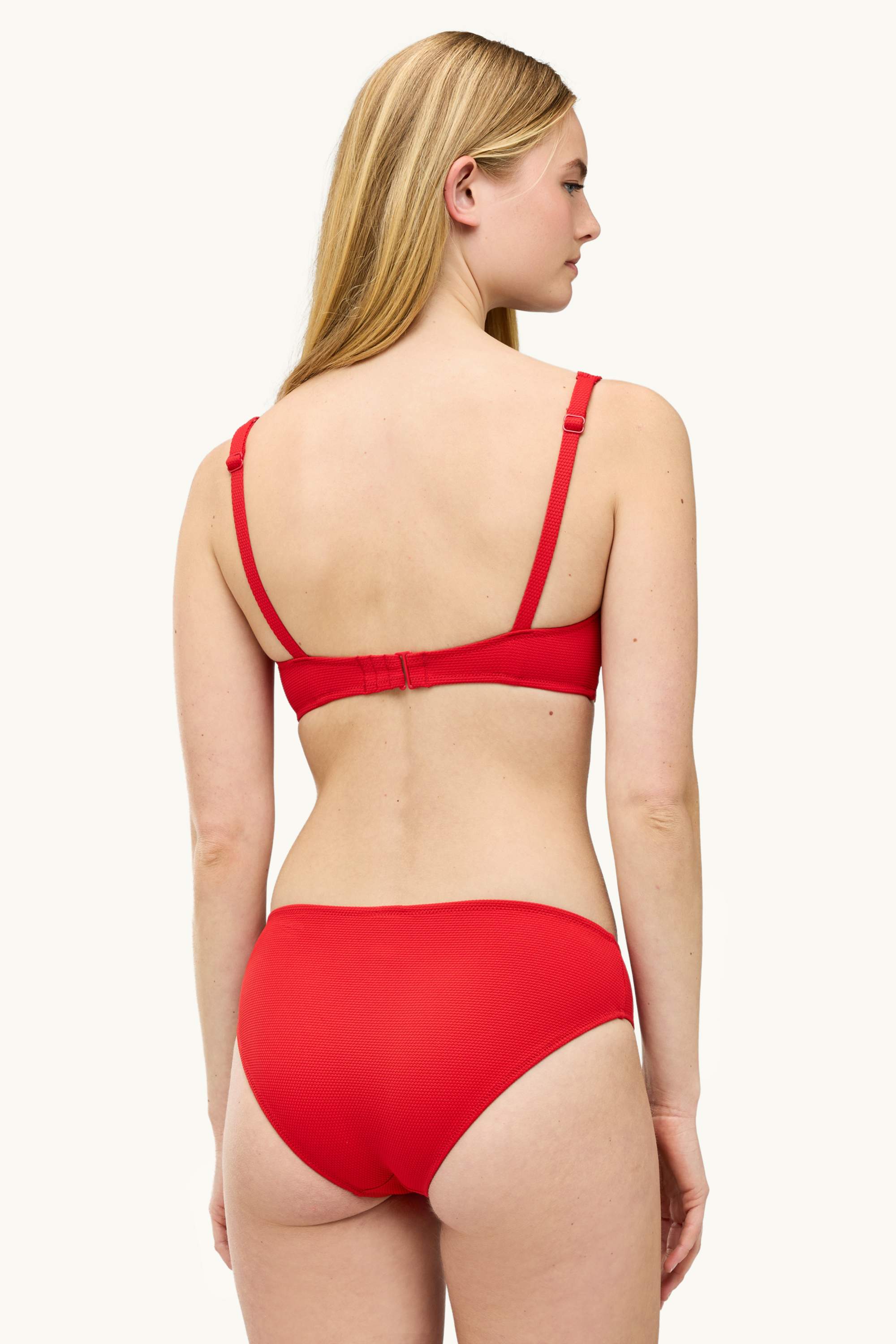 Bikini top - bandeau - padded - LYCRA® XTRA LIFE™ red