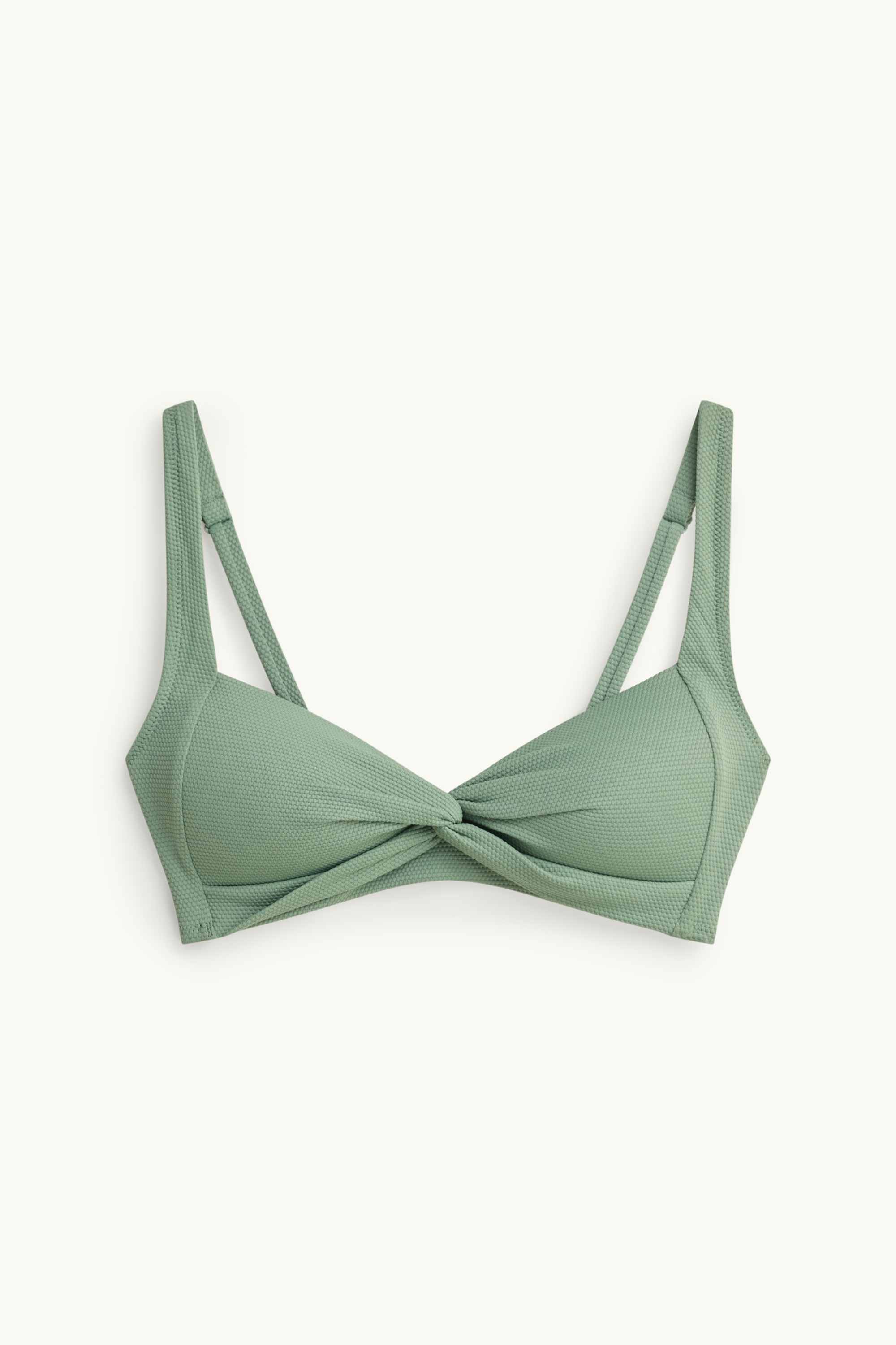 Bikini top - bandeau - padded - LYCRA® XTRA LIFE™ green