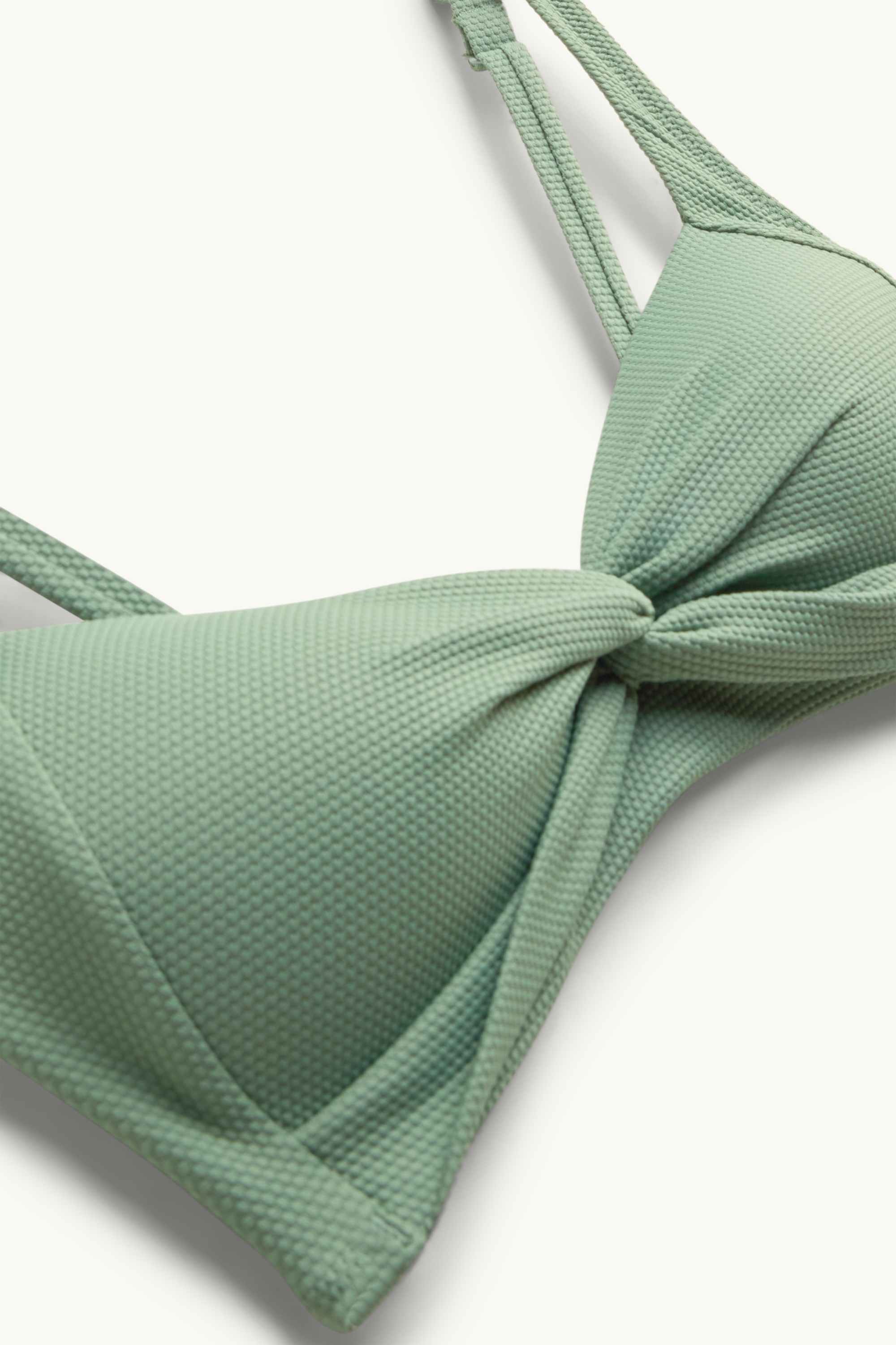 Bikini top - bandeau - padded - LYCRA® XTRA LIFE™ green