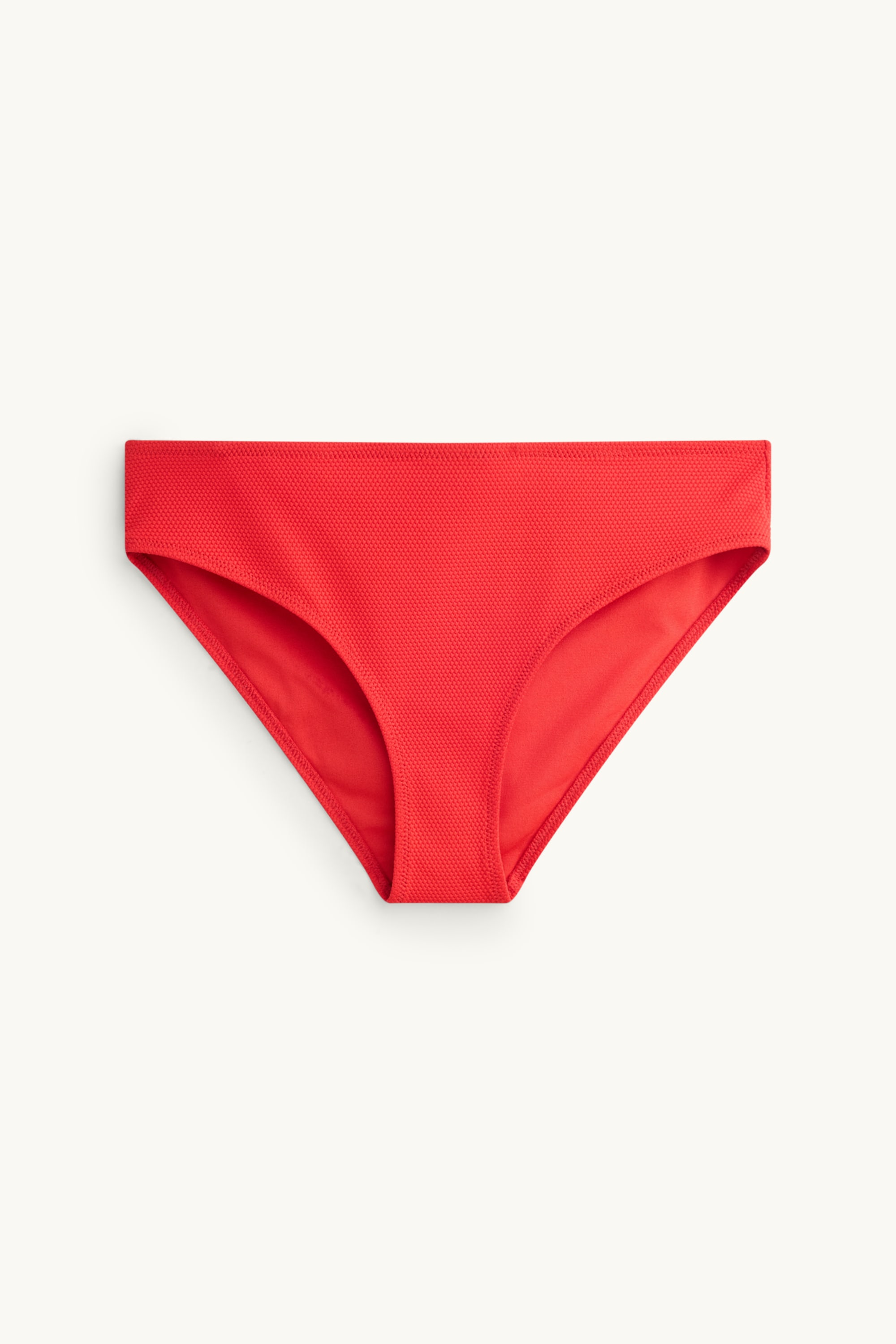Bikini bottoms - mid-rise waist - LYCRA® XTRA LIFE™ red