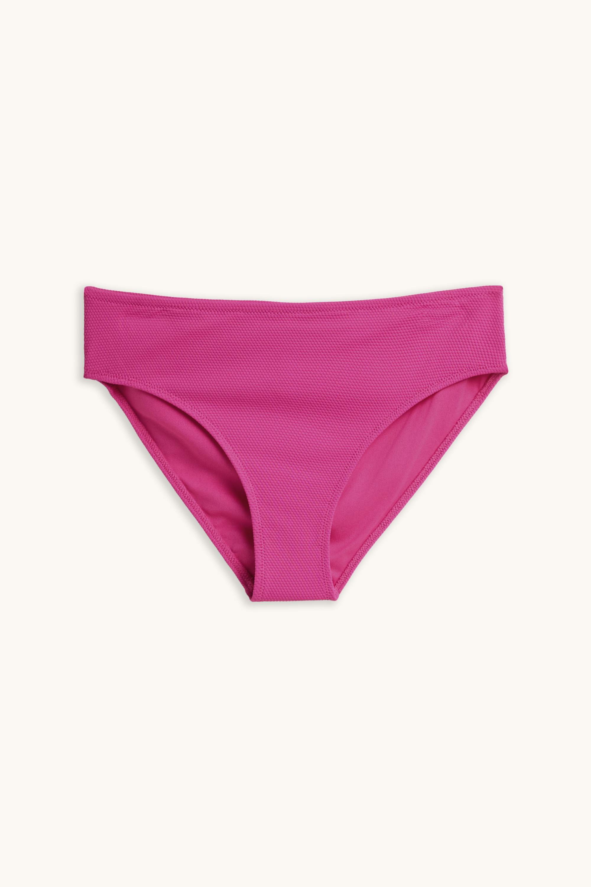 Bikini bottoms - mid-rise waist - LYCRA® XTRA LIFE™ pink