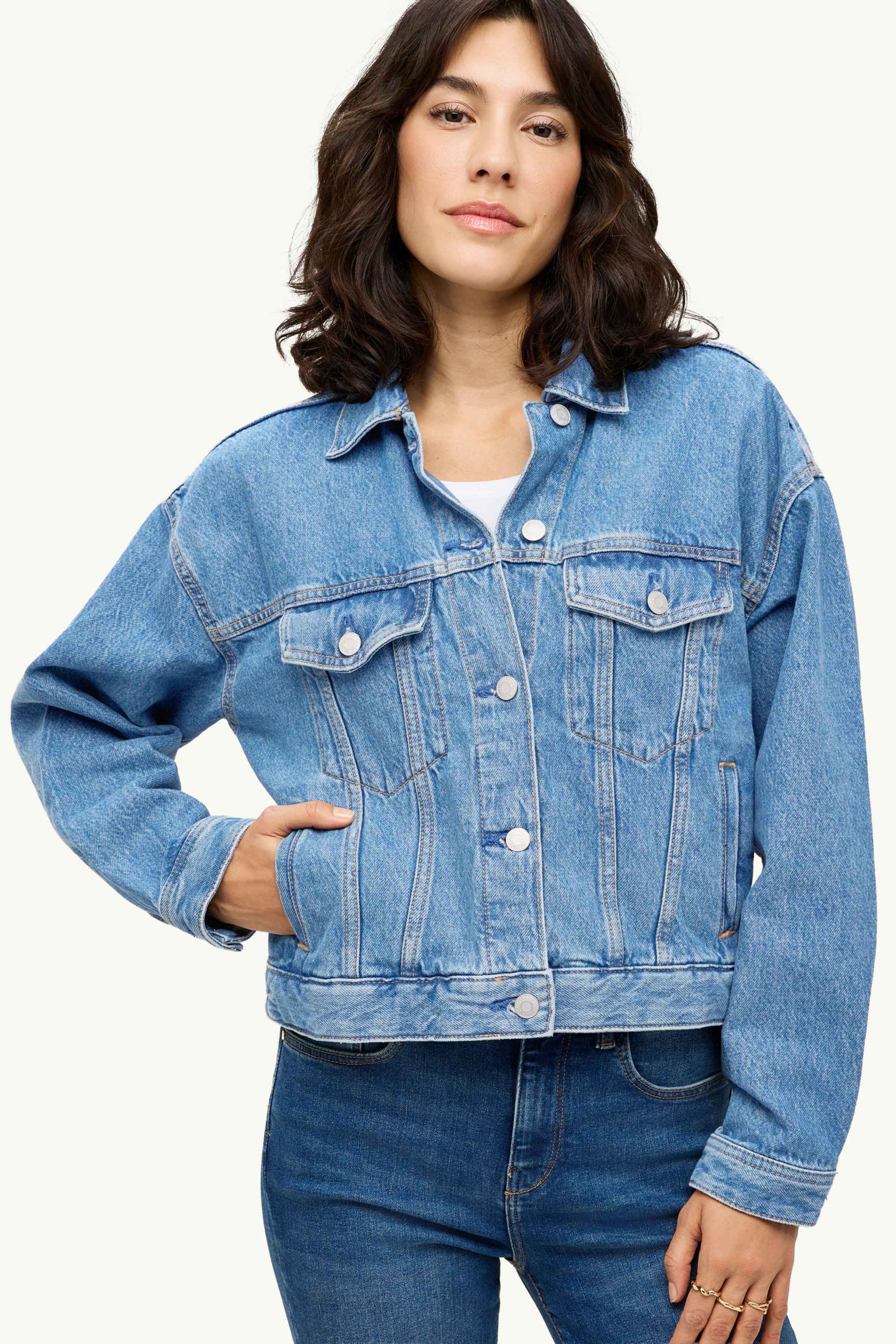 Denim jacket denim-light blue