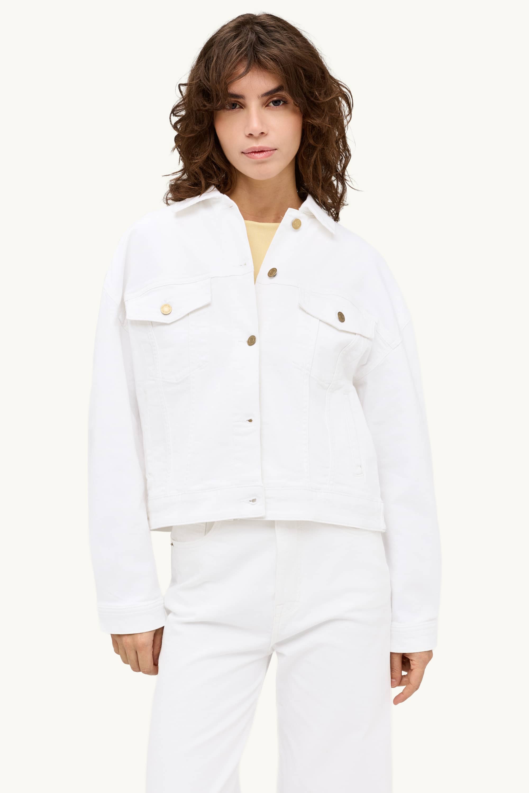 Denim jacket white