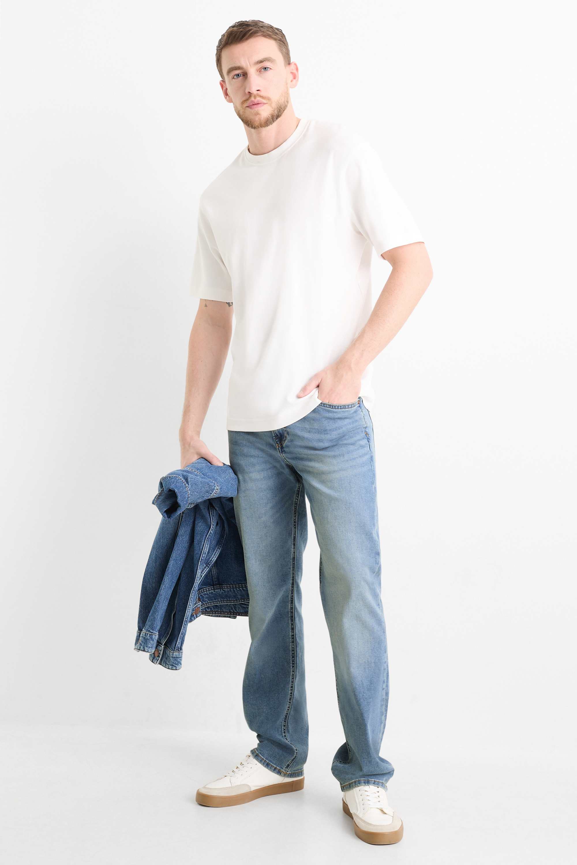 Straight jeans light blue