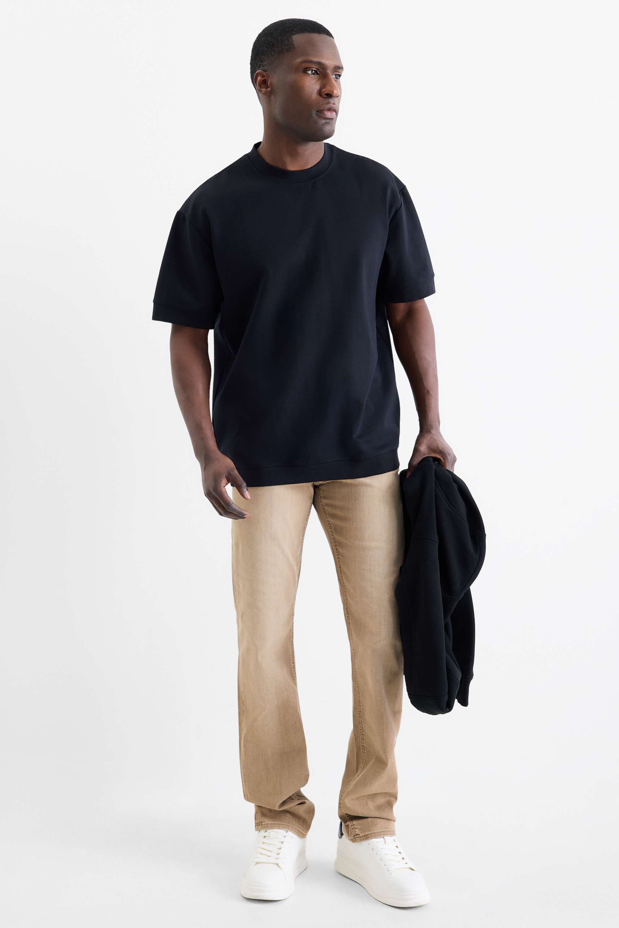 Straight jeans beige