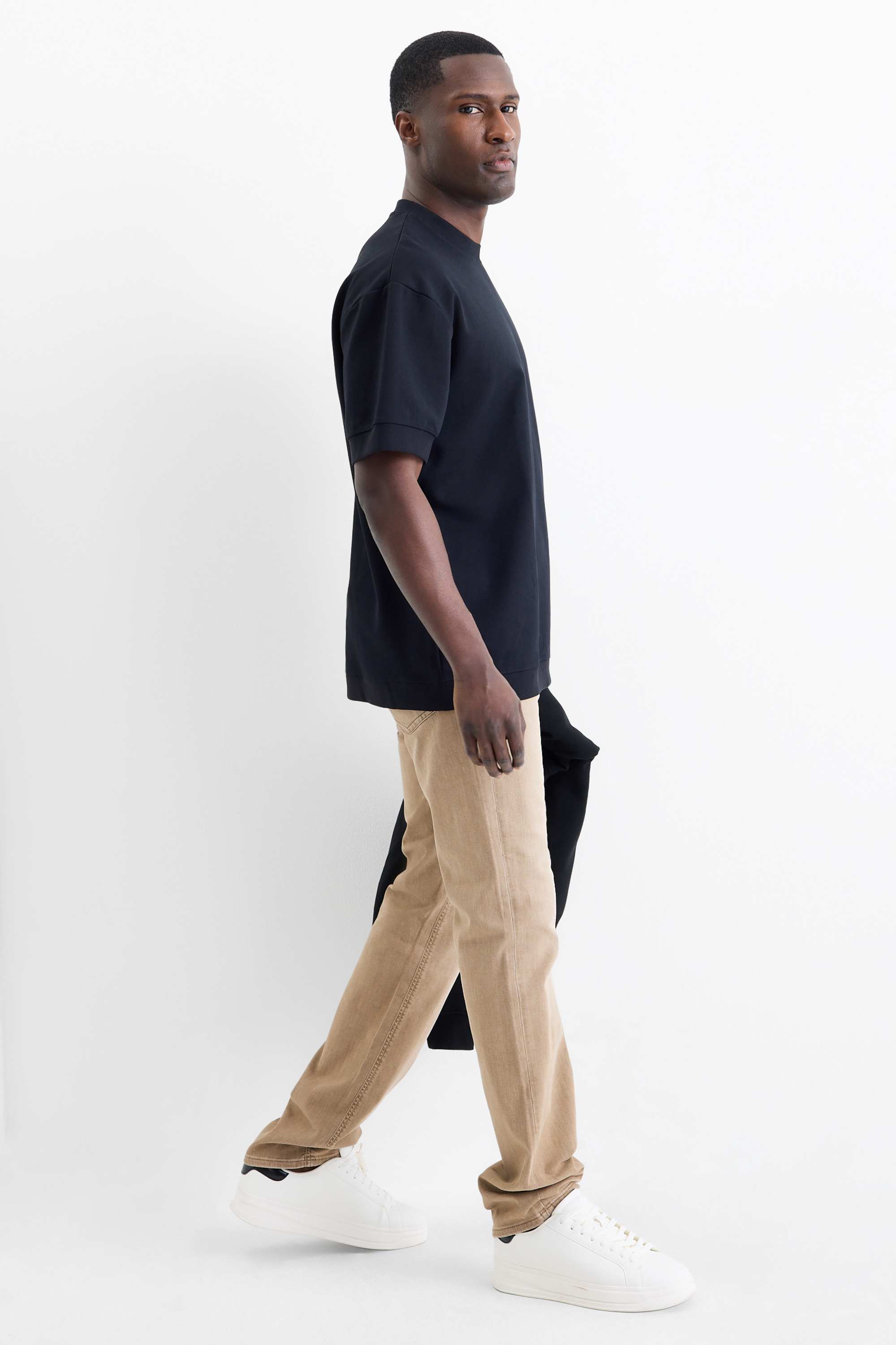 Straight jeans beige