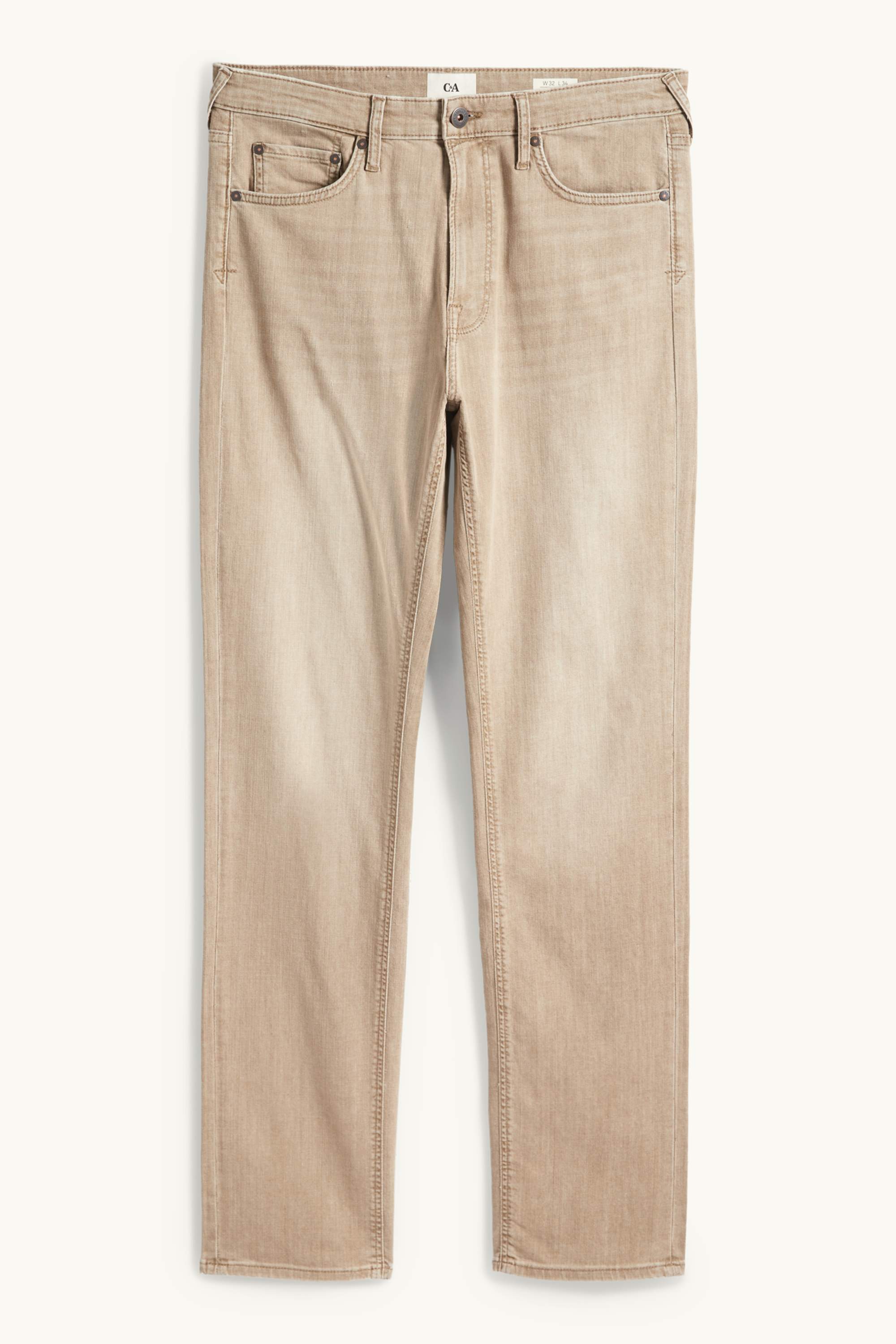 Straight jeans beige
