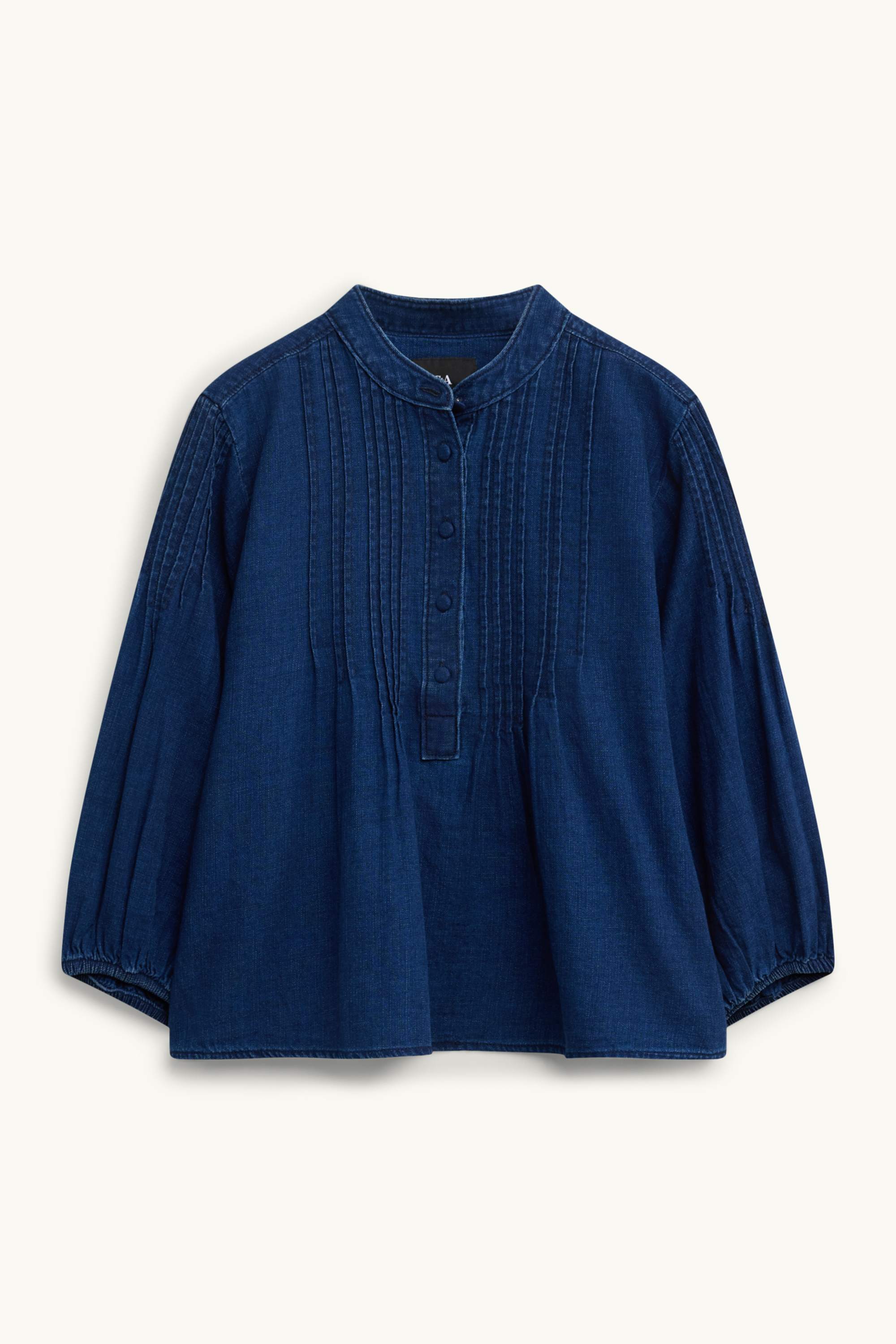 Denim blouse denim-dark blue