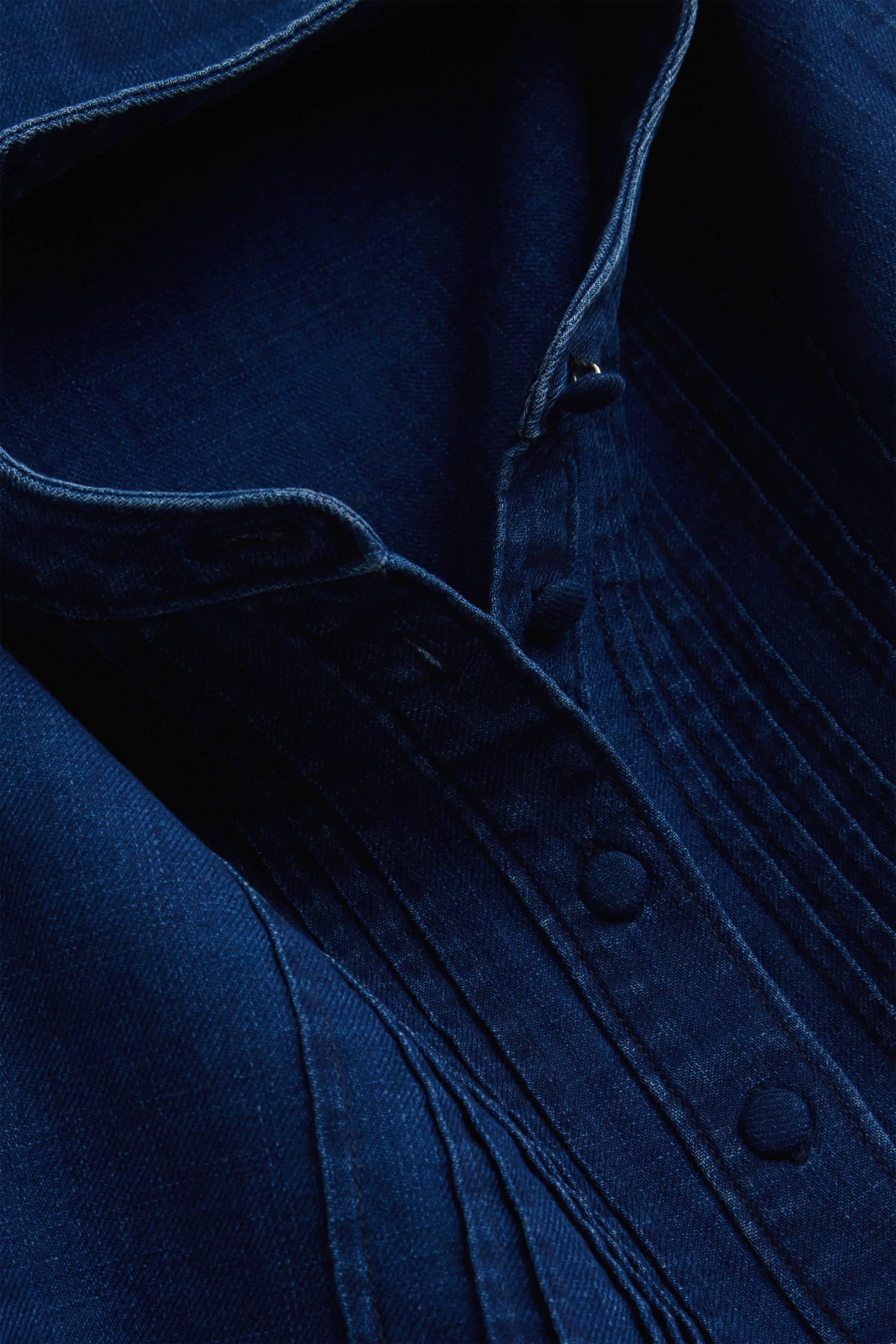 Denim blouse denim-dark blue