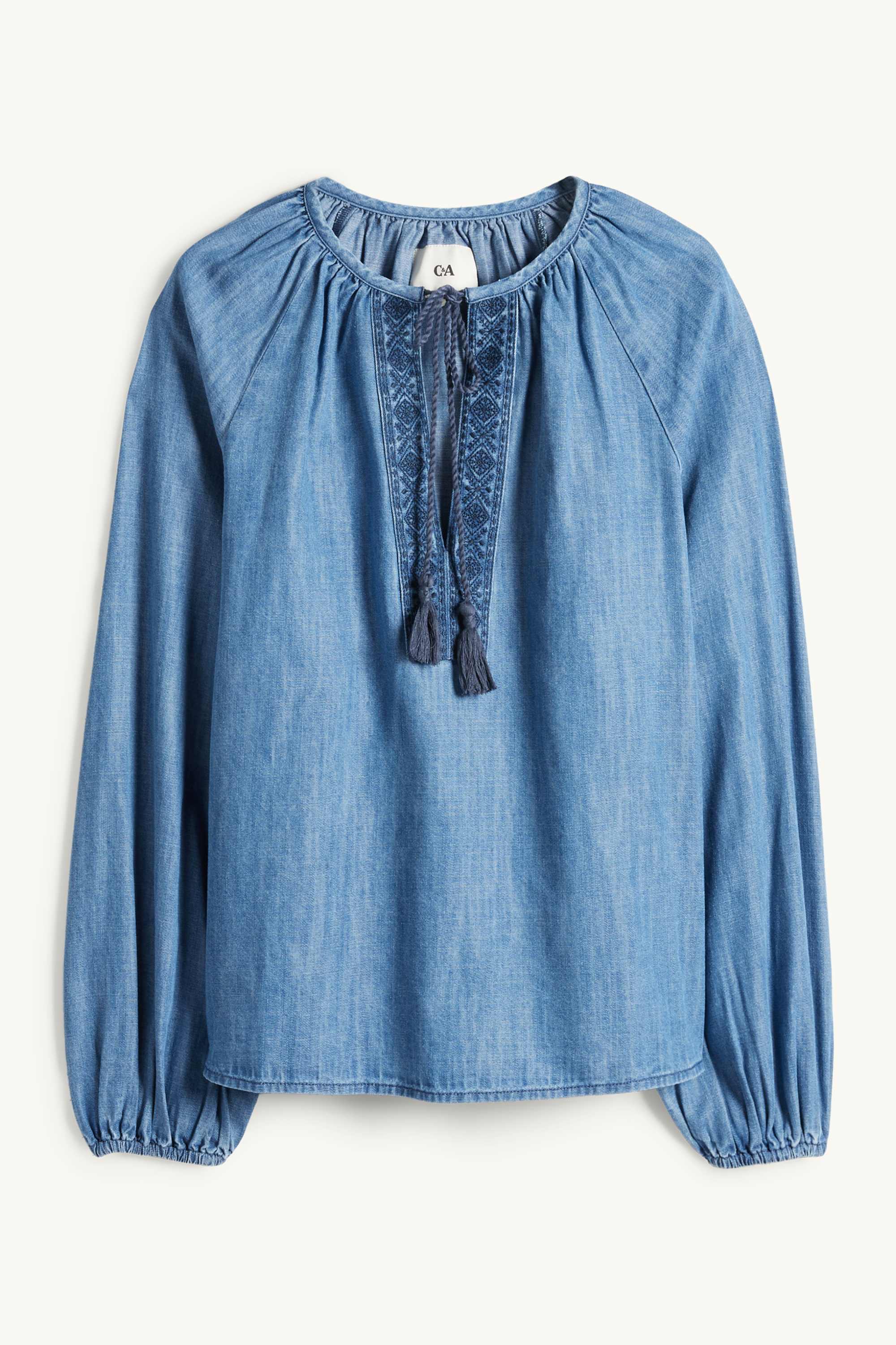 Tunic - denim look blue