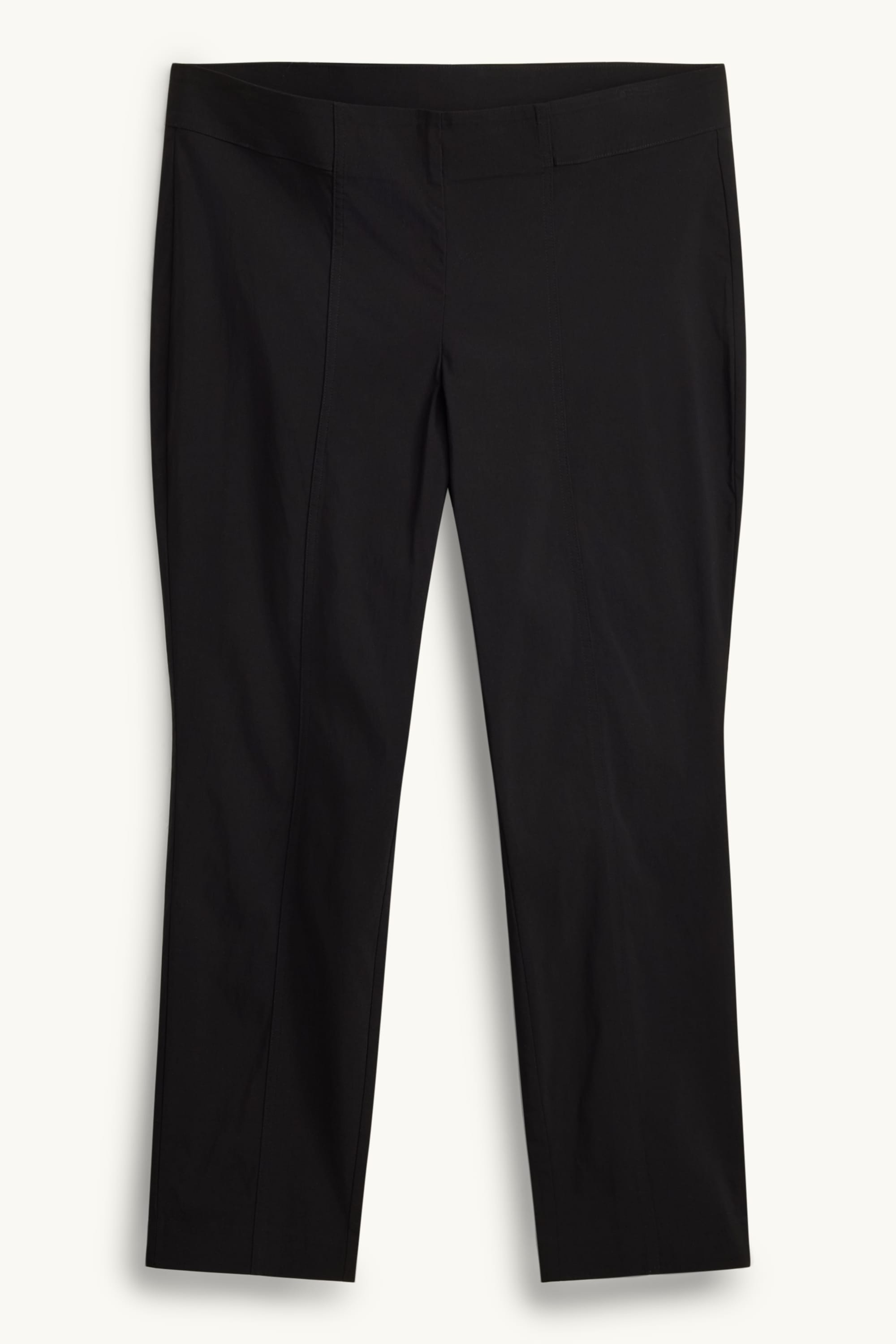 Cloth trousers - high waist - straight fit black