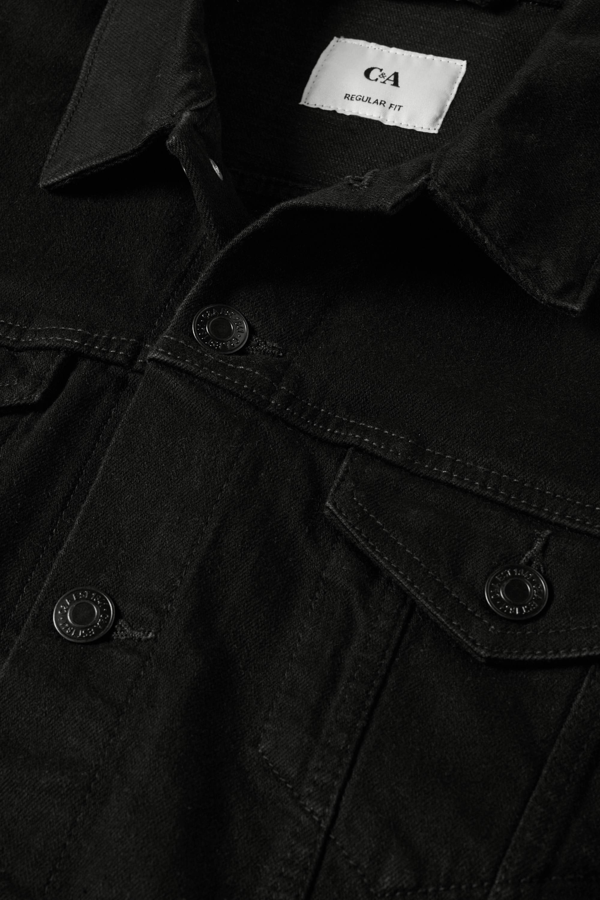 Denim jacket black