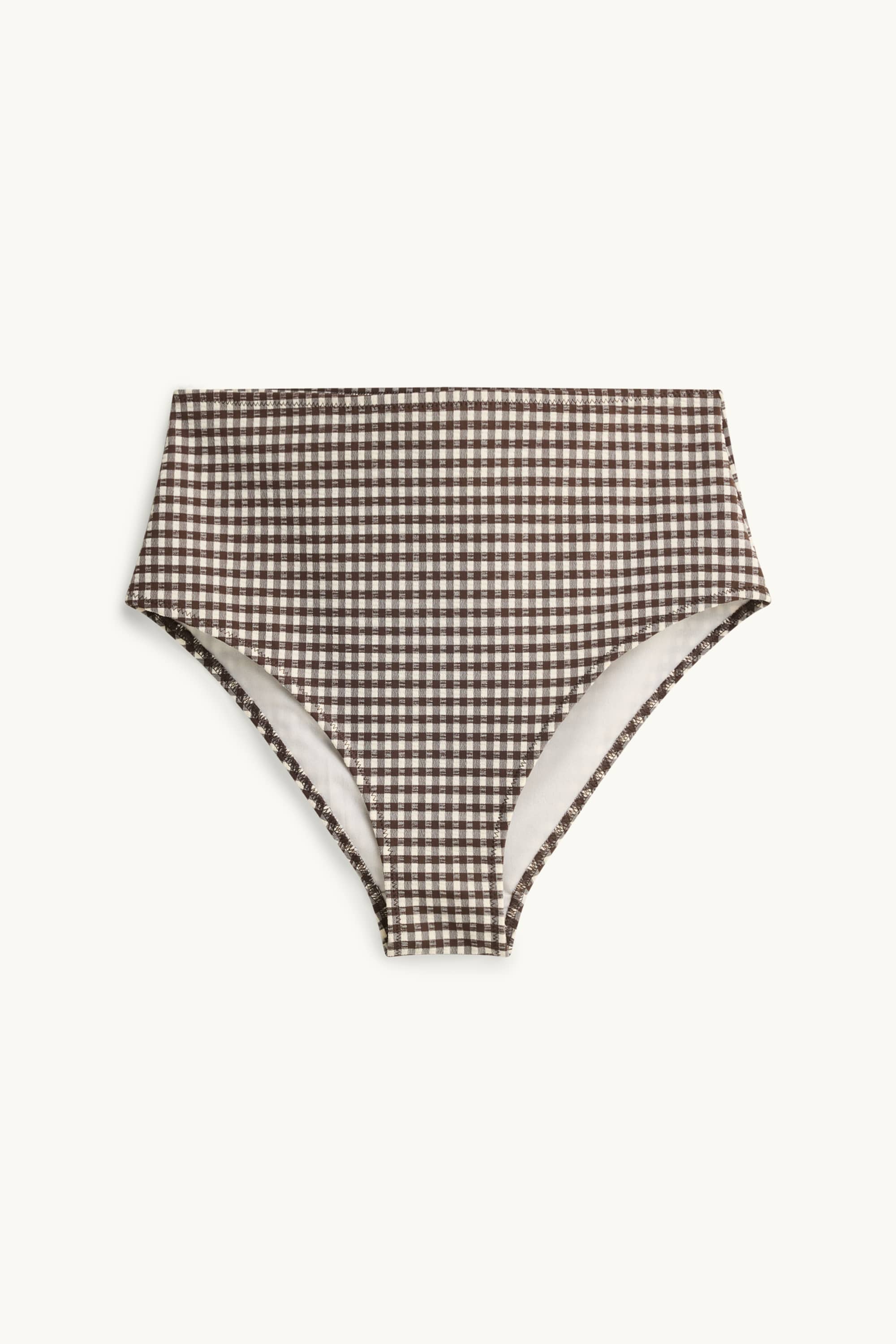 Bikini bottoms - high waist - LYCRA® XTRA LIFE™ brown