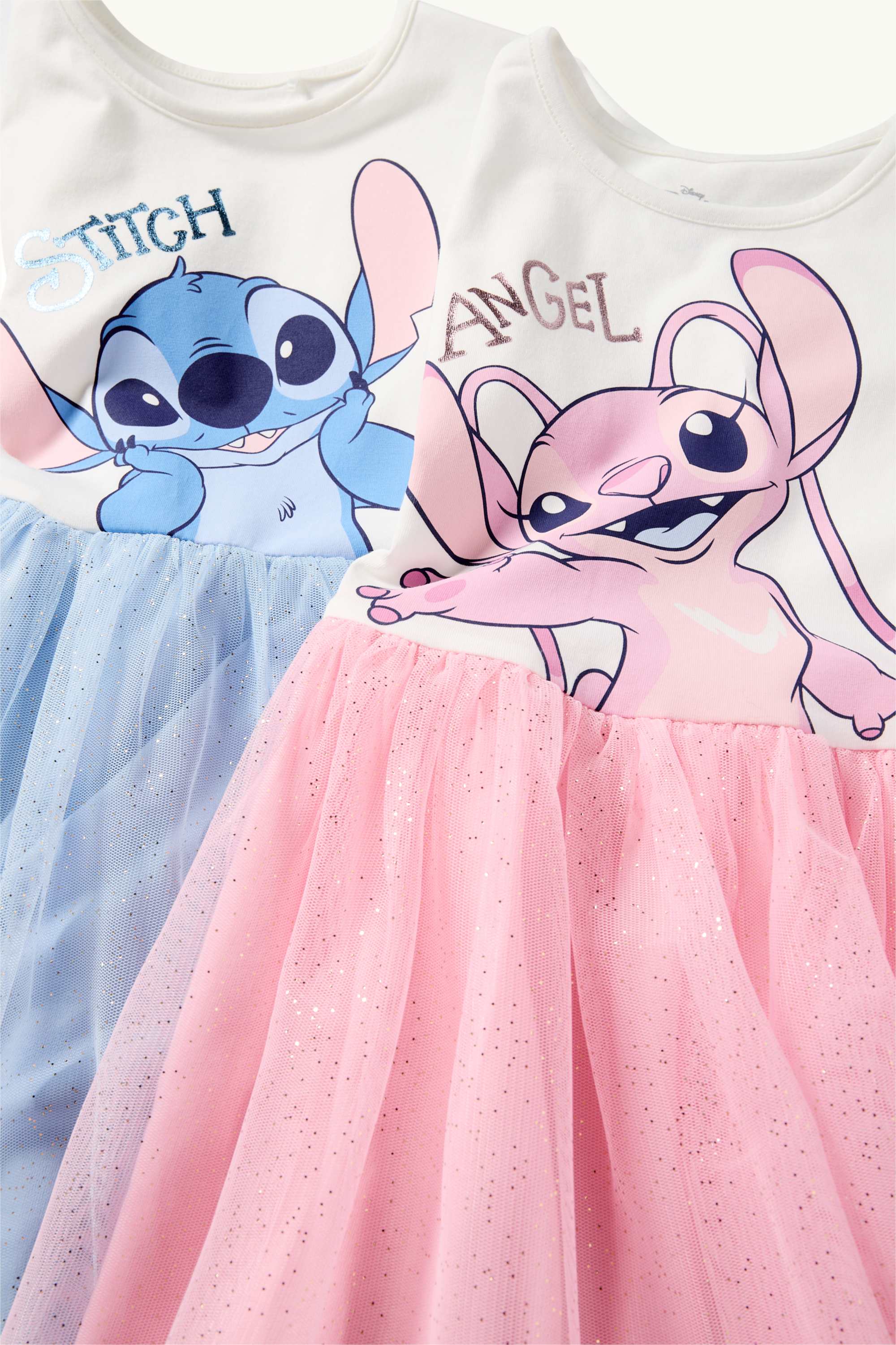 Multipack of 2 - Lilo & Stitch - dress - shiny white / light blue