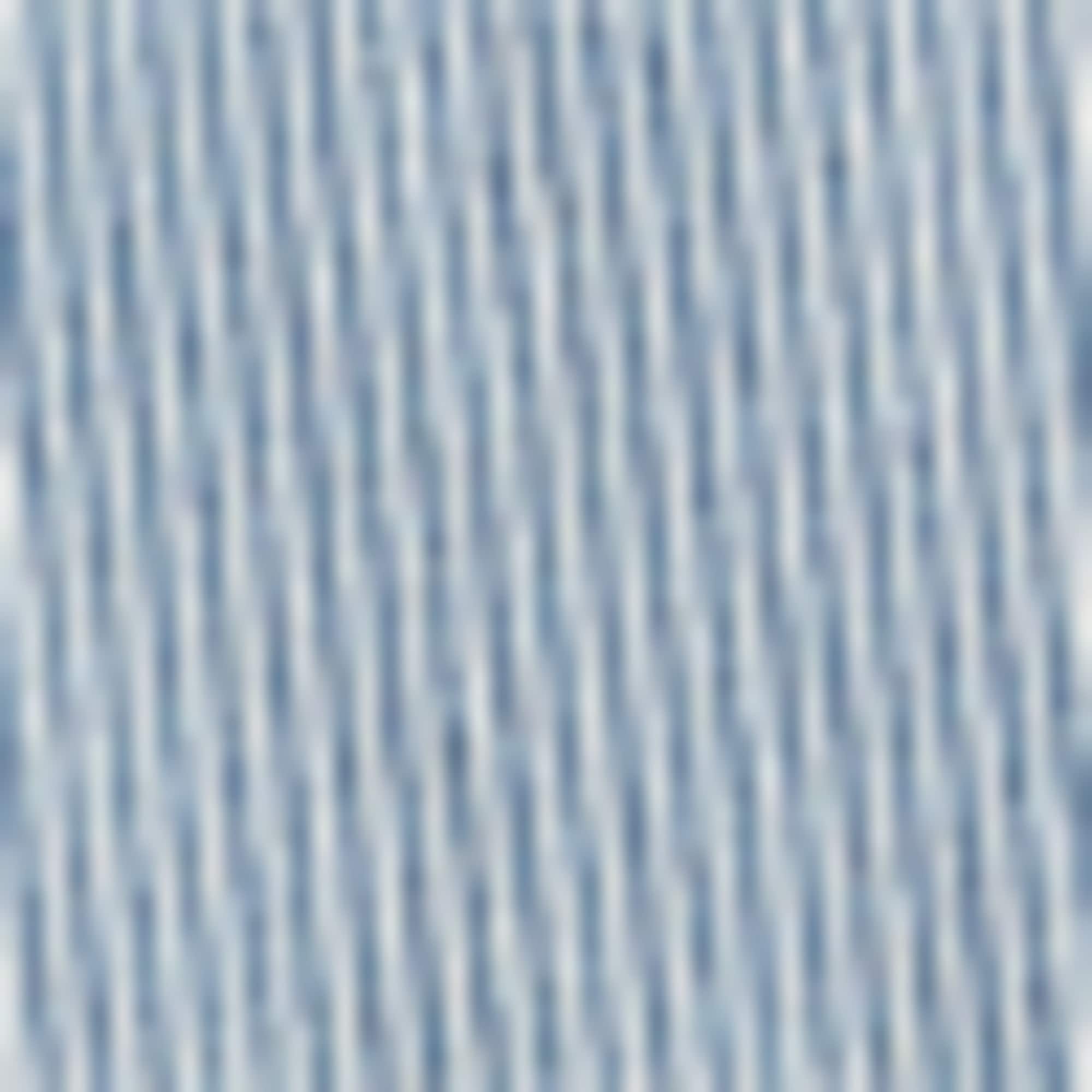 Flared jeans - mid-rise waist - striped blue