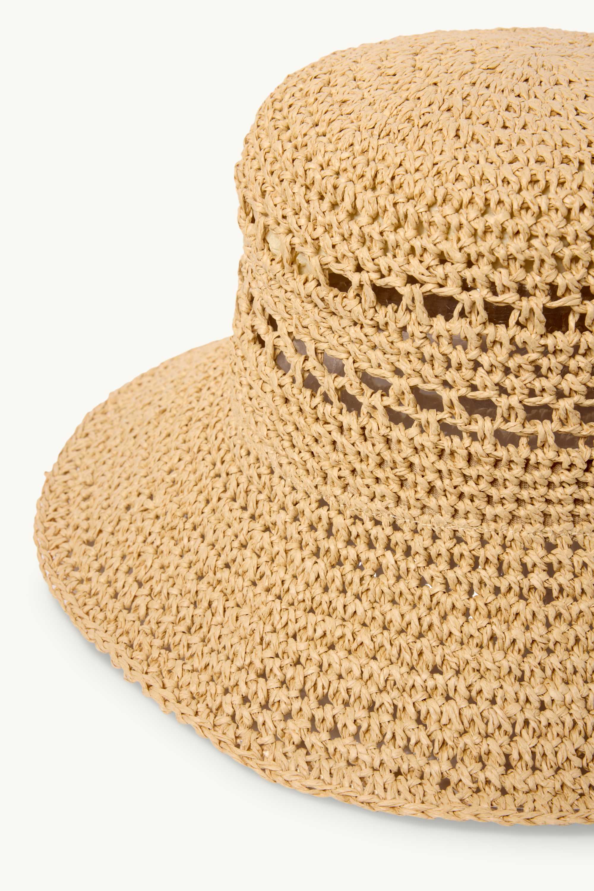 Straw hat beige