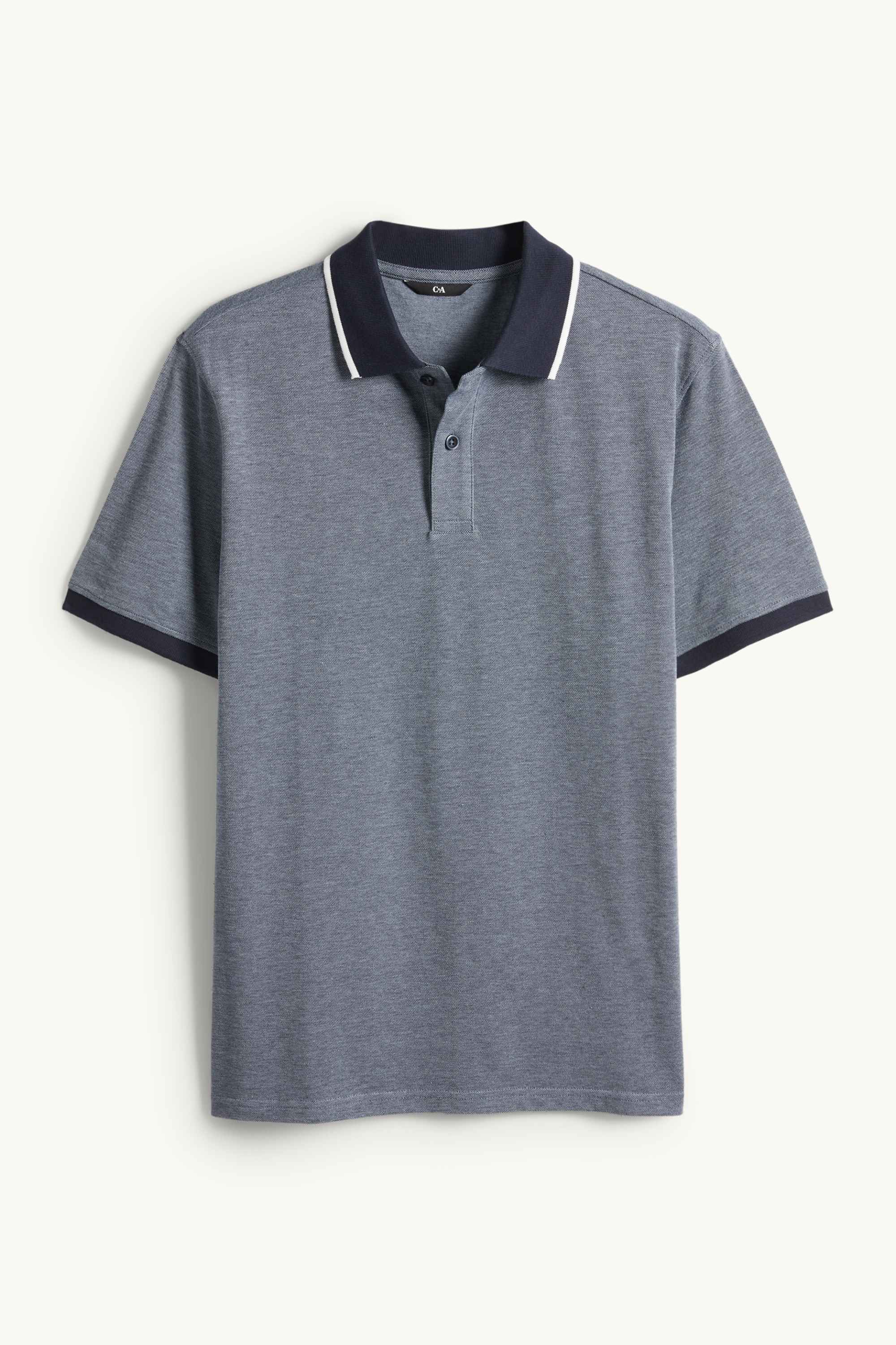Polo shirt - regular fit blue (1)