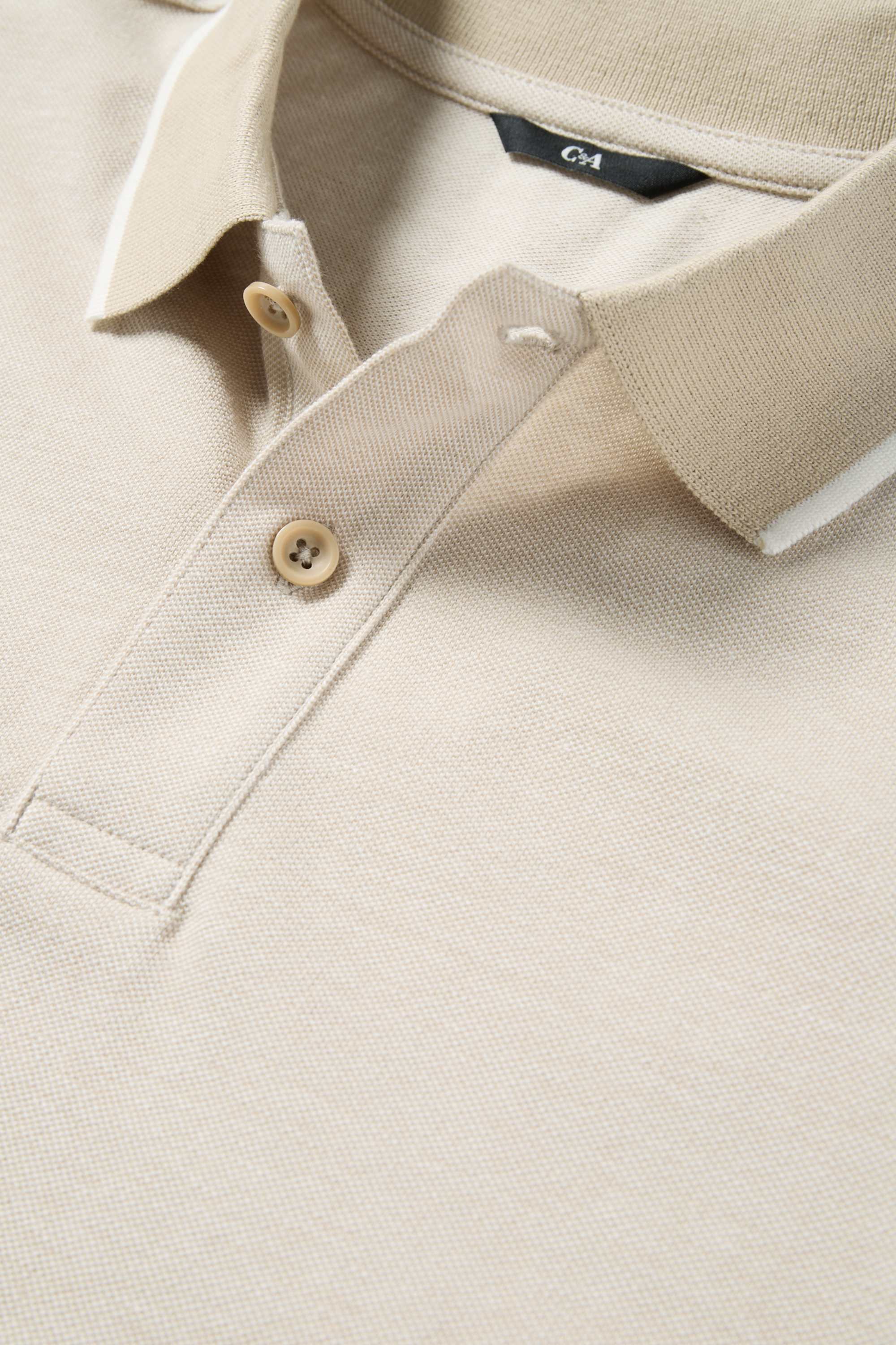 Polo shirt - regular fit cremewhite
