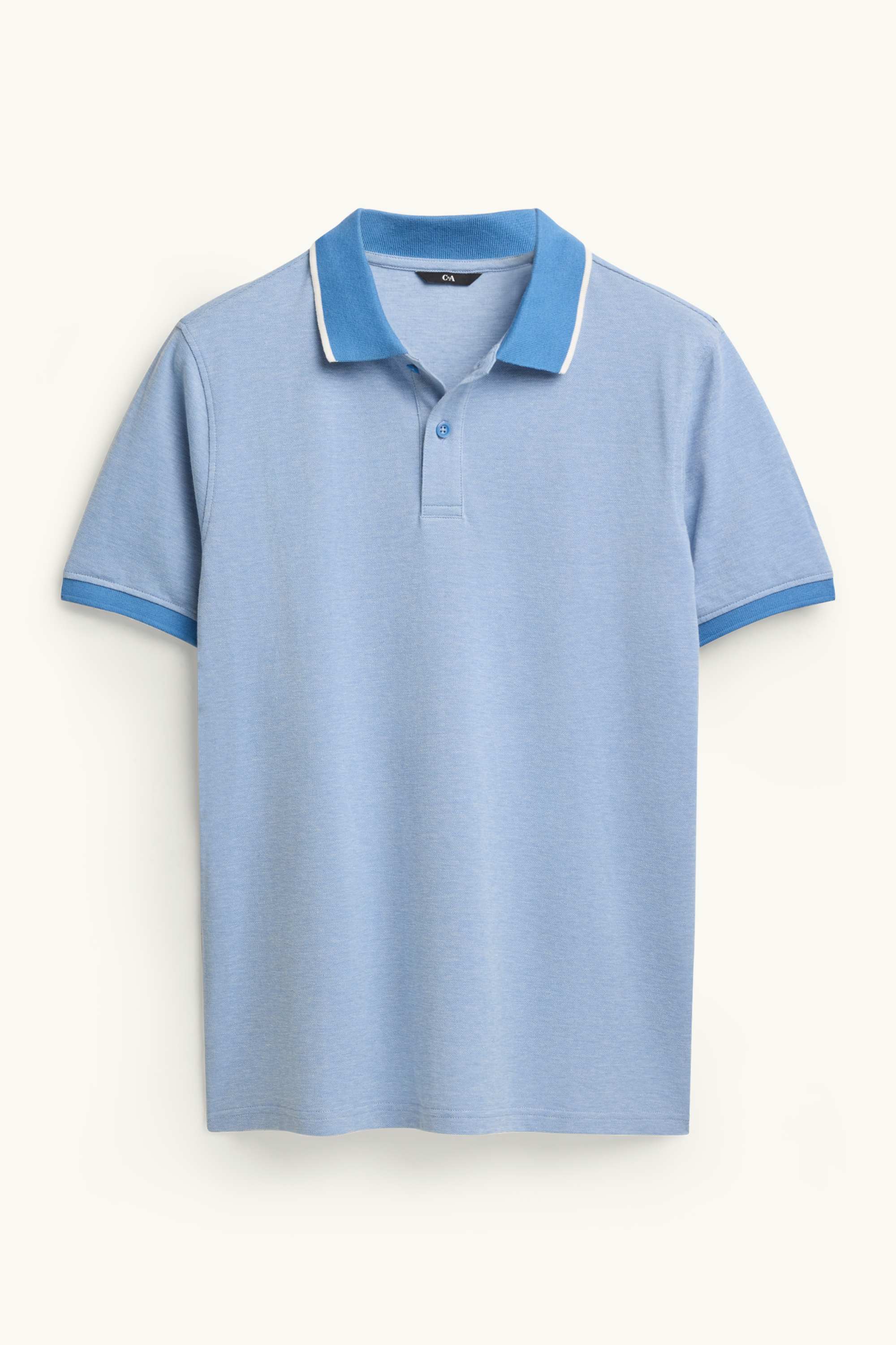 Polo shirt - regular fit blue (5)