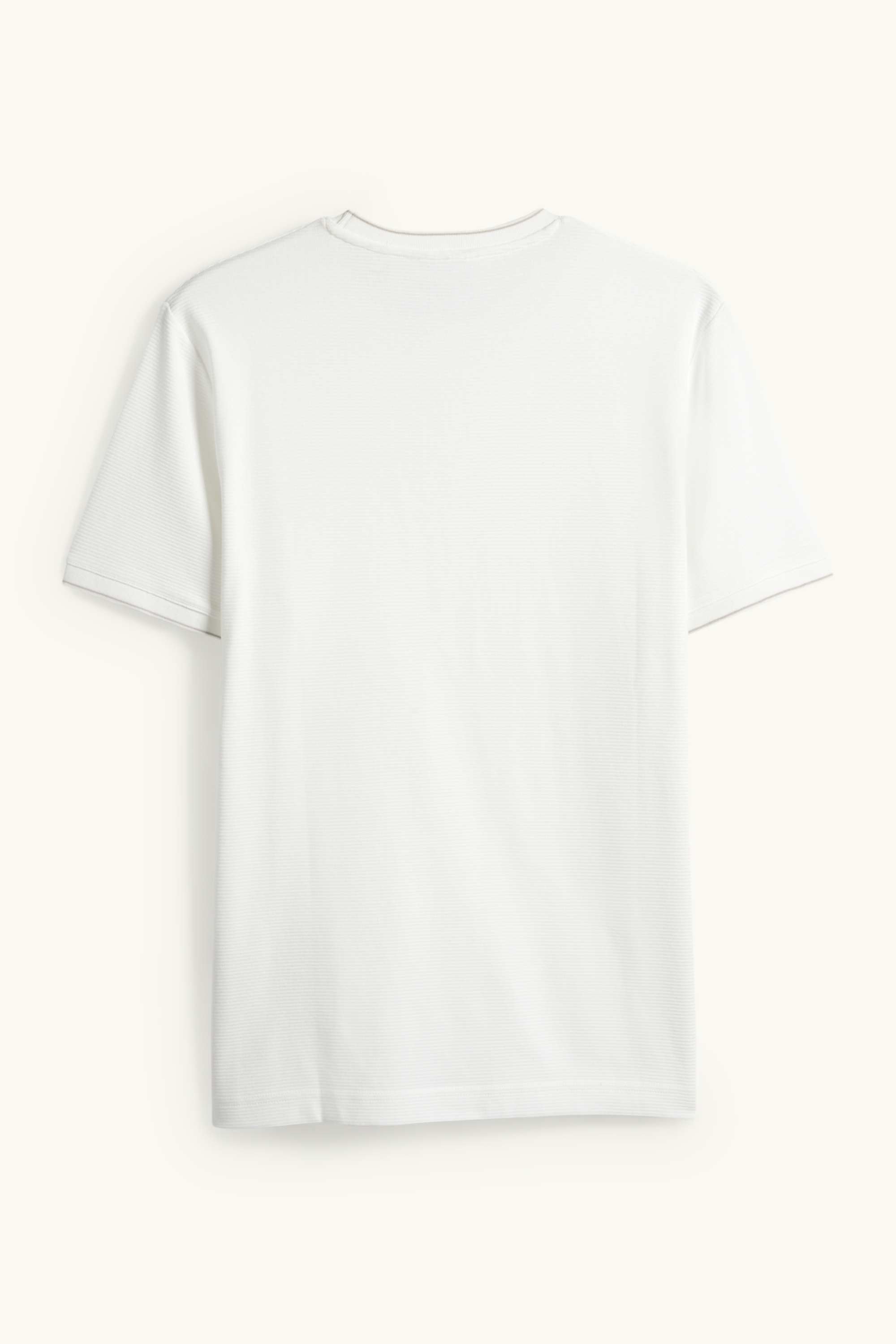 T-shirt - regular fit - textured white