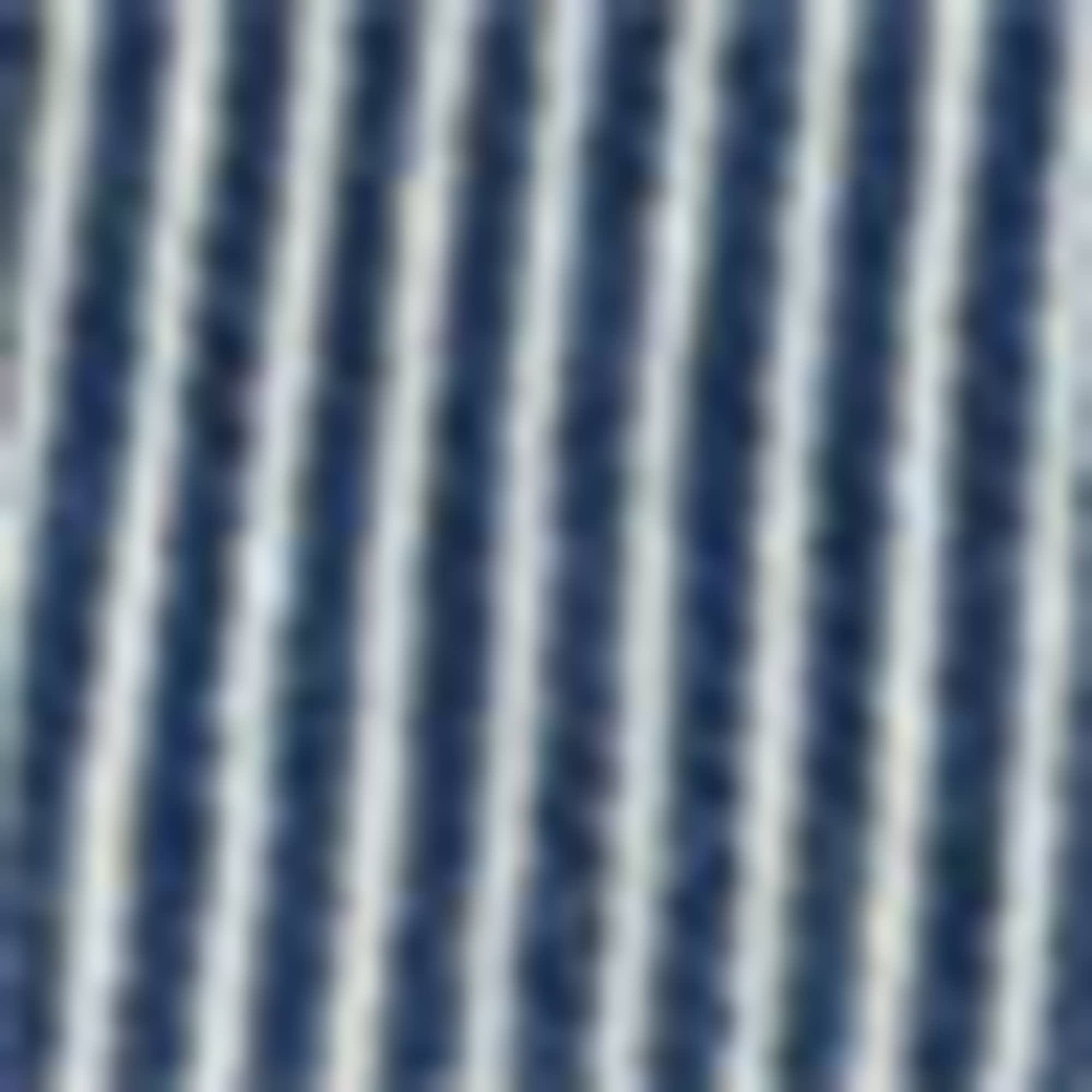 Capri jeans - mid-rise waist - striped blue / white
