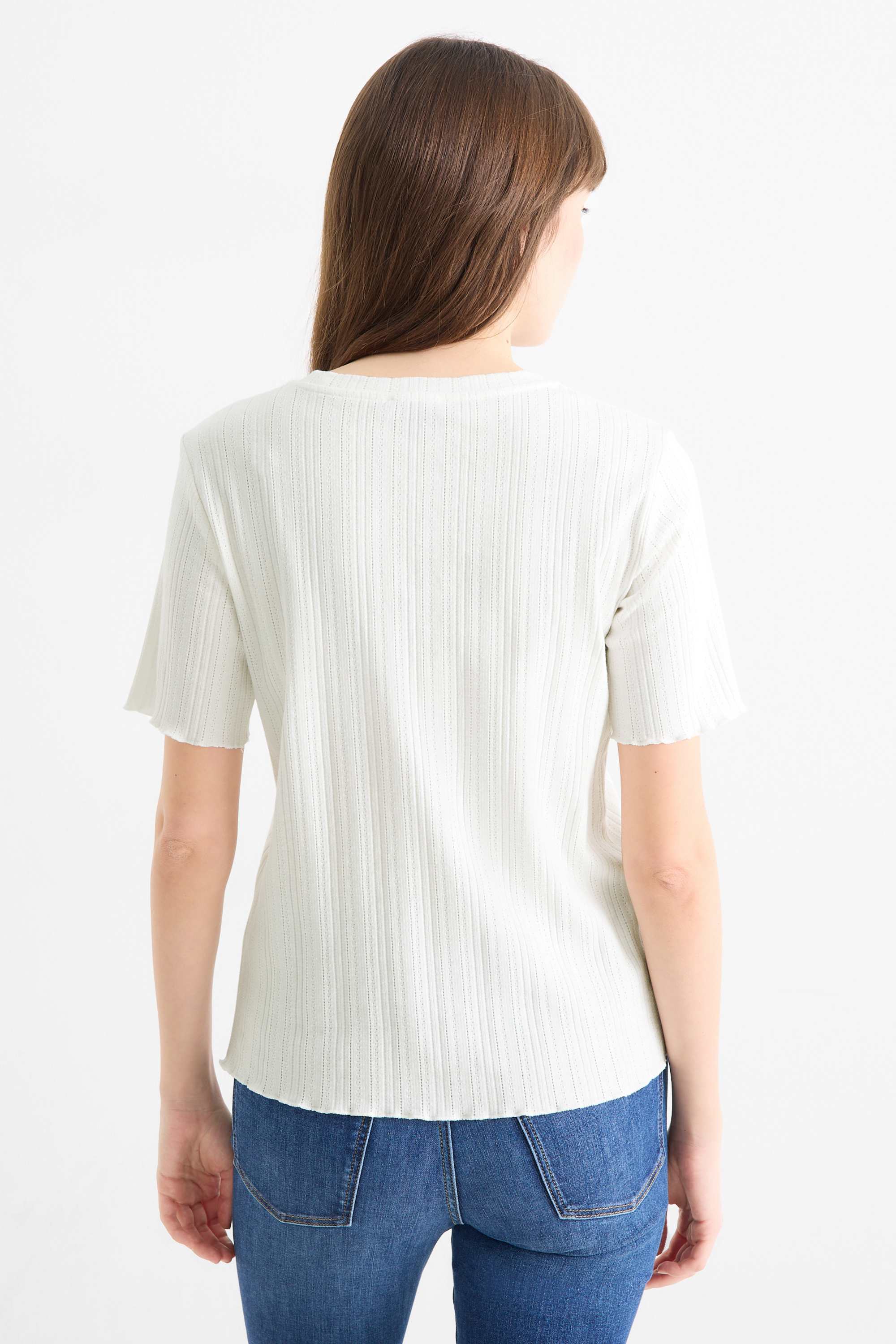 T-shirt - regular fit white
