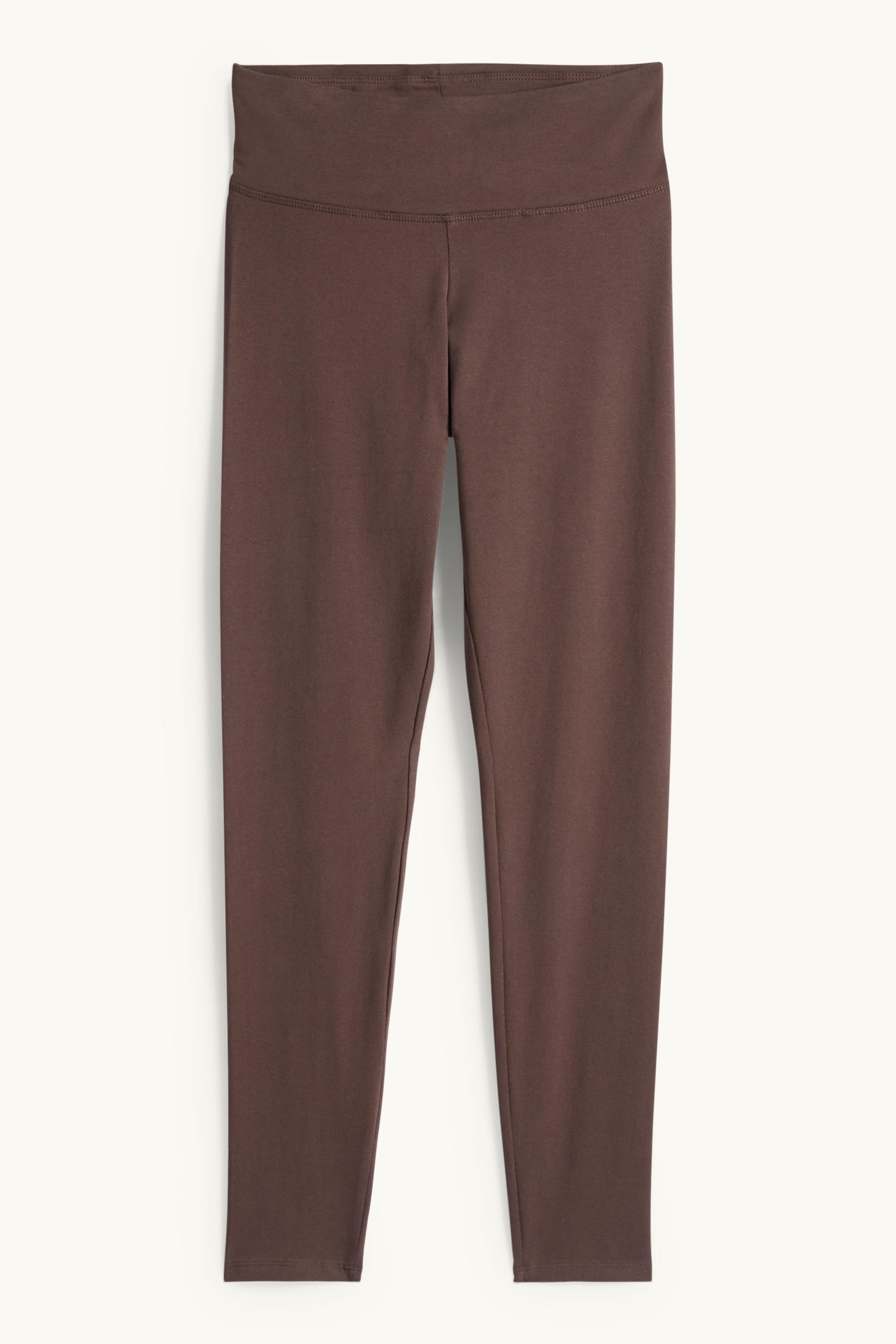 Leggings dark brown