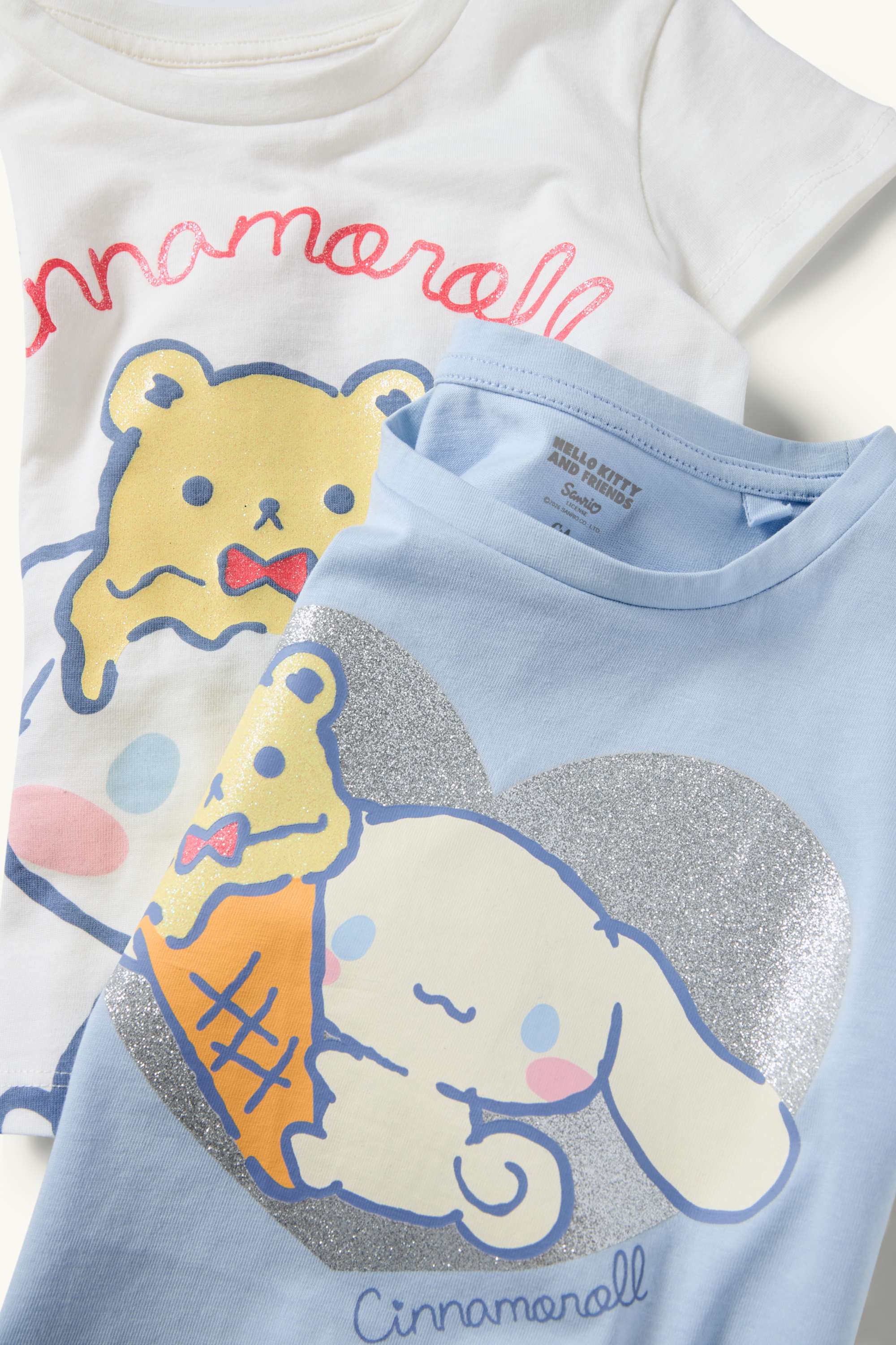 Multipack of 2 - Cinnamoroll - short sleeve T-shirt - shiny white / light blue