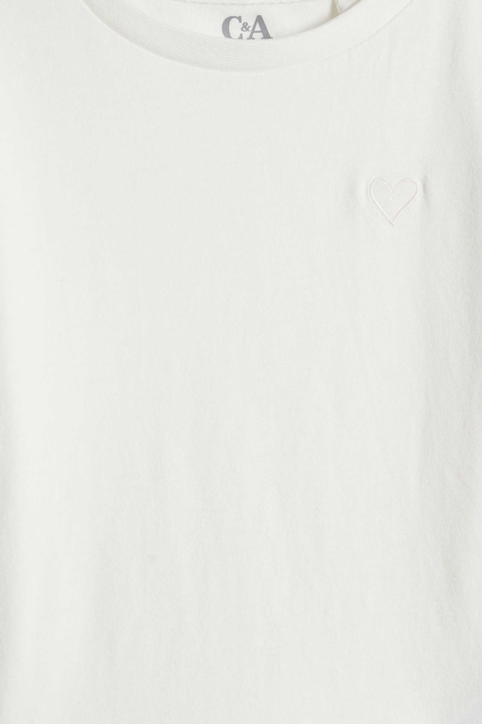 Multipack of 3 - heart - short sleeve T-shirt green / rose