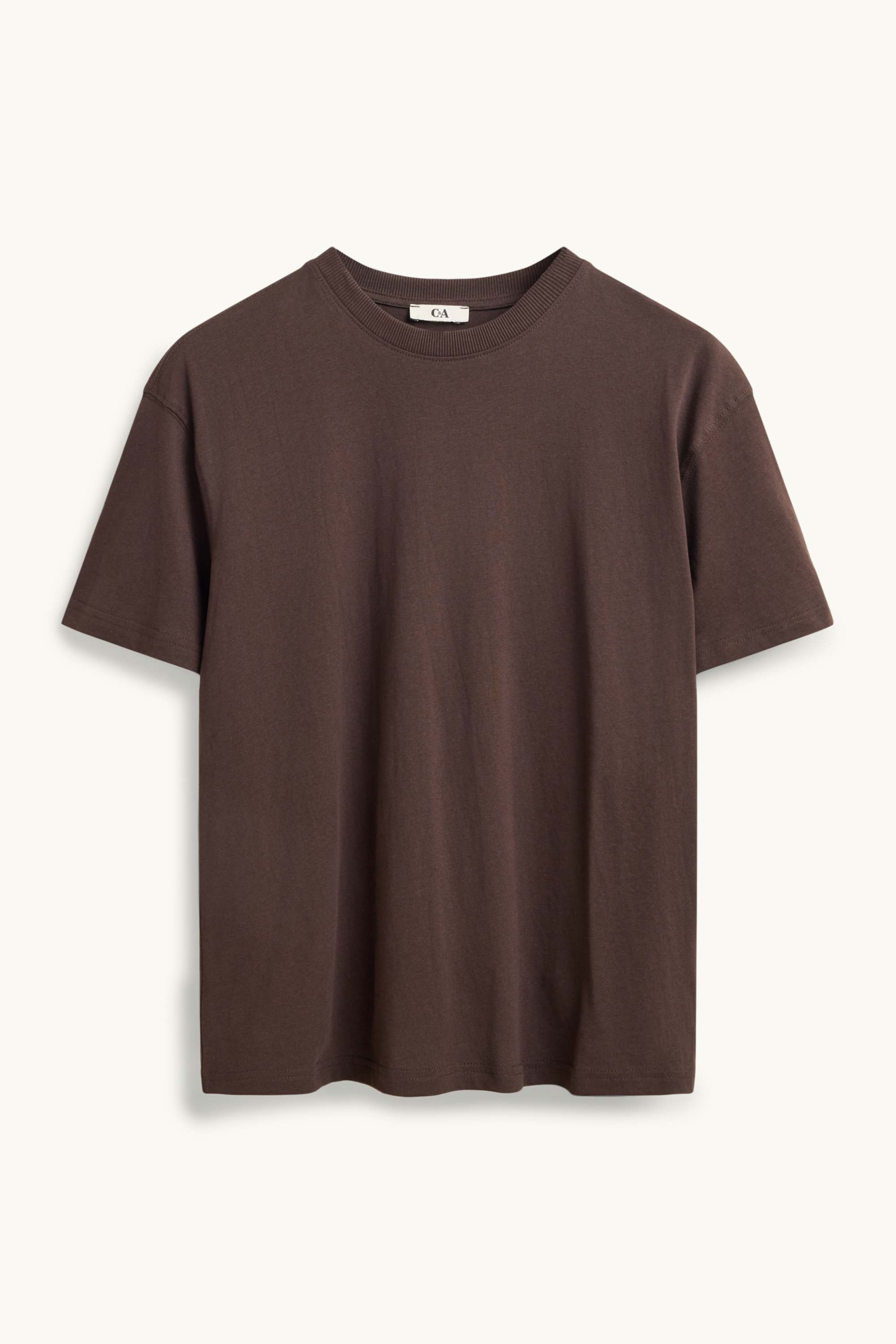 T-shirt - oversized brown