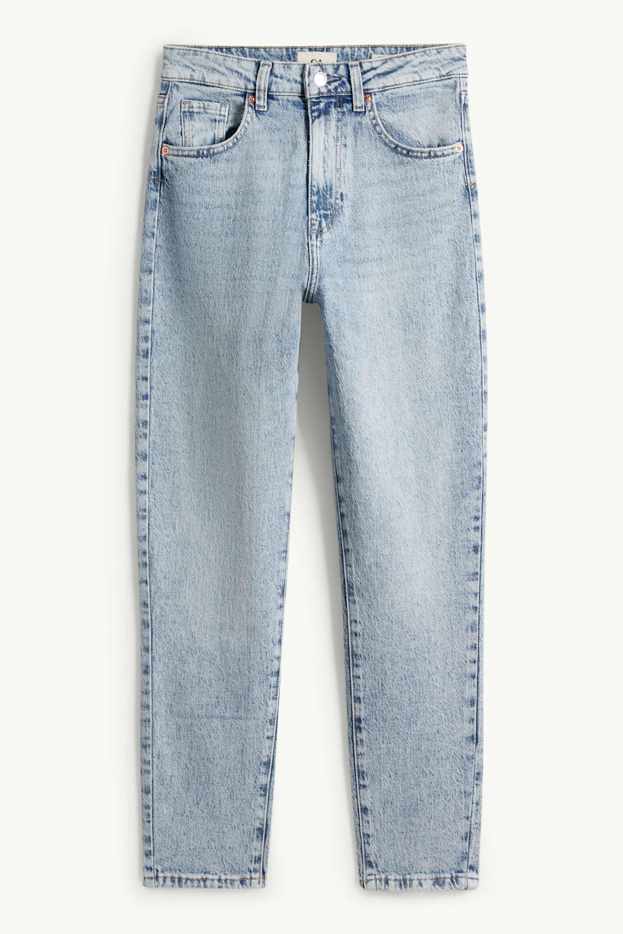 Mom jeans - high waist - LYCRA® denim-light blue