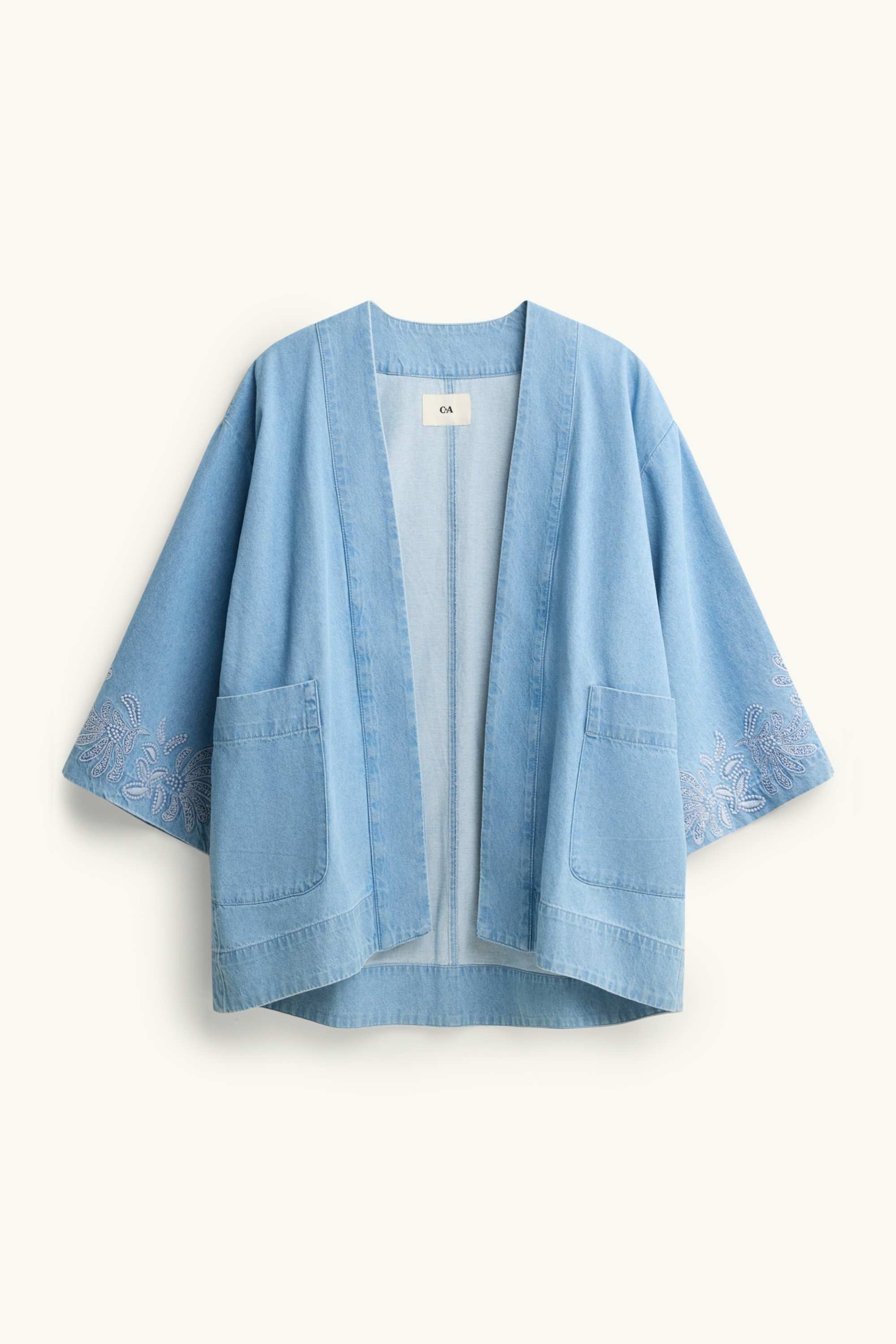 Denim kimono denim-light blue