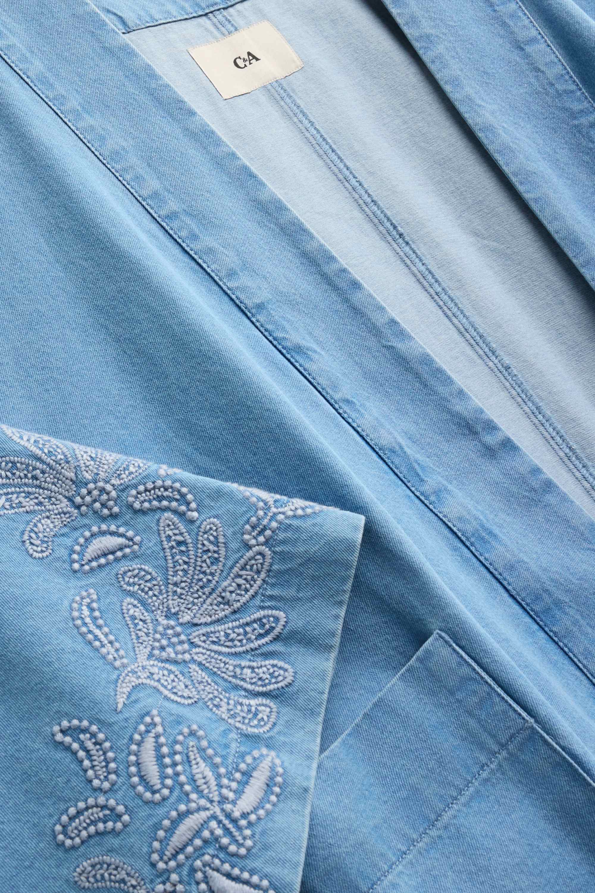 Denim kimono denim-light blue