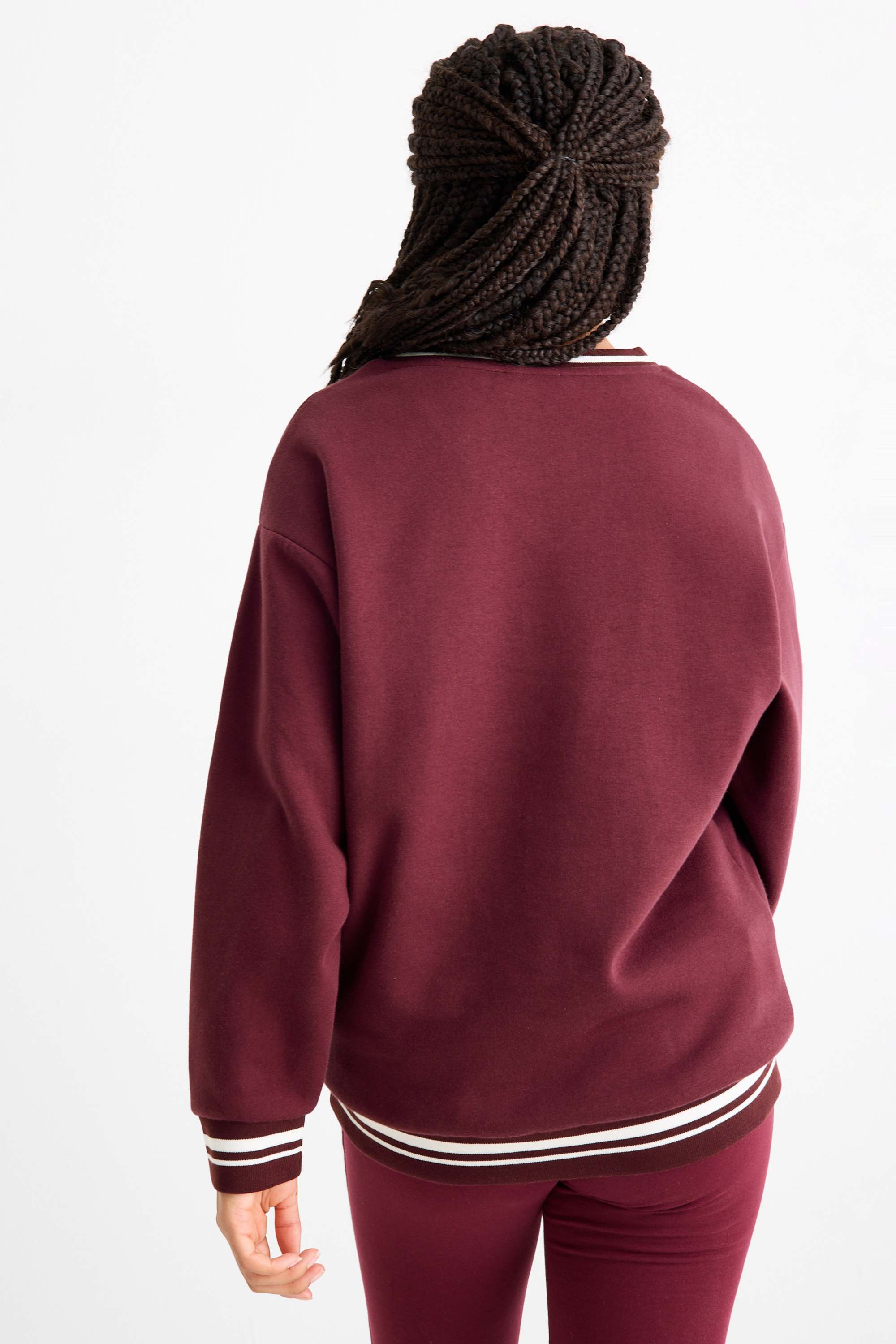 Austin - sweatshirt bordeaux