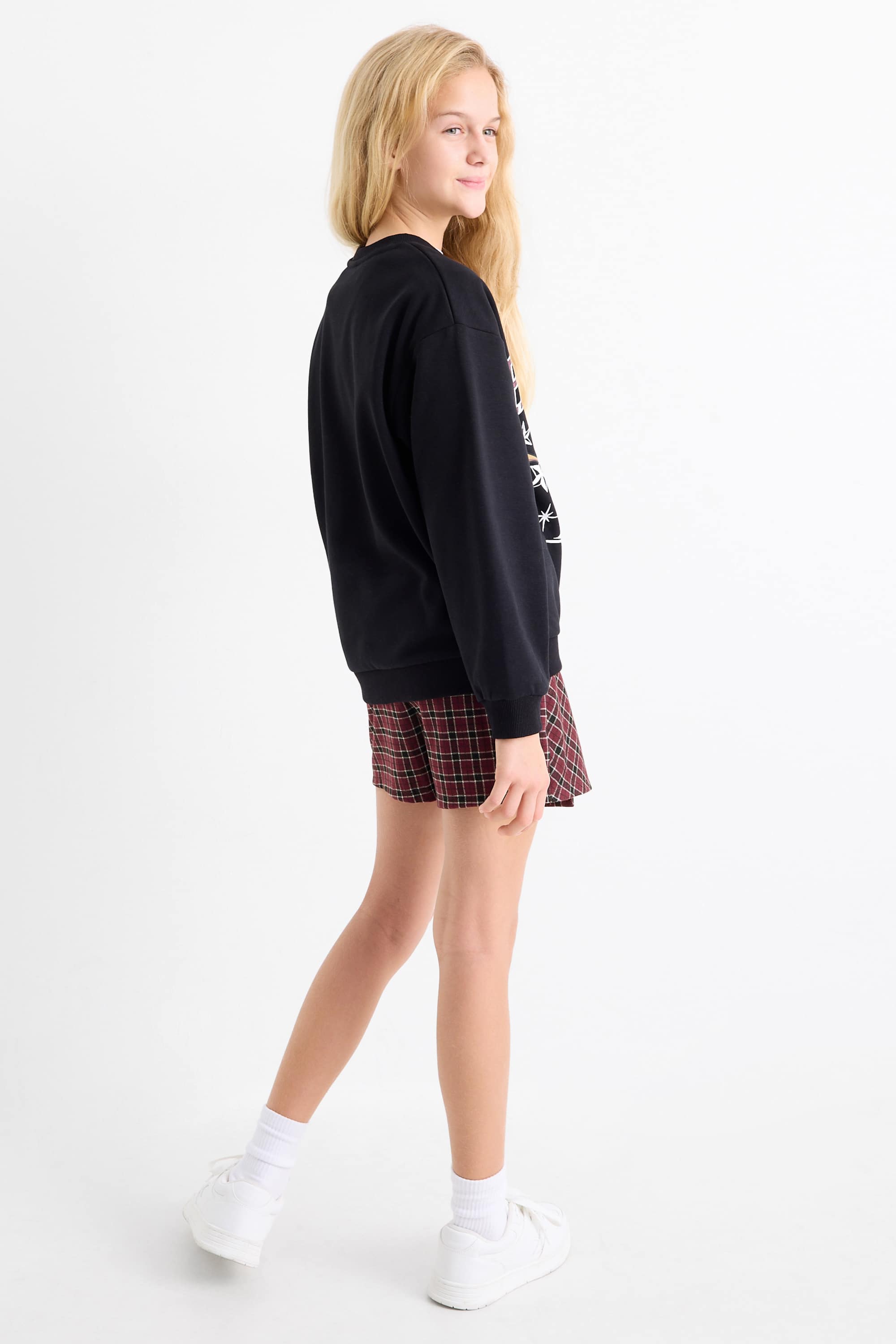 Harry Potter - set - sweatshirt and skort - 2 piece black