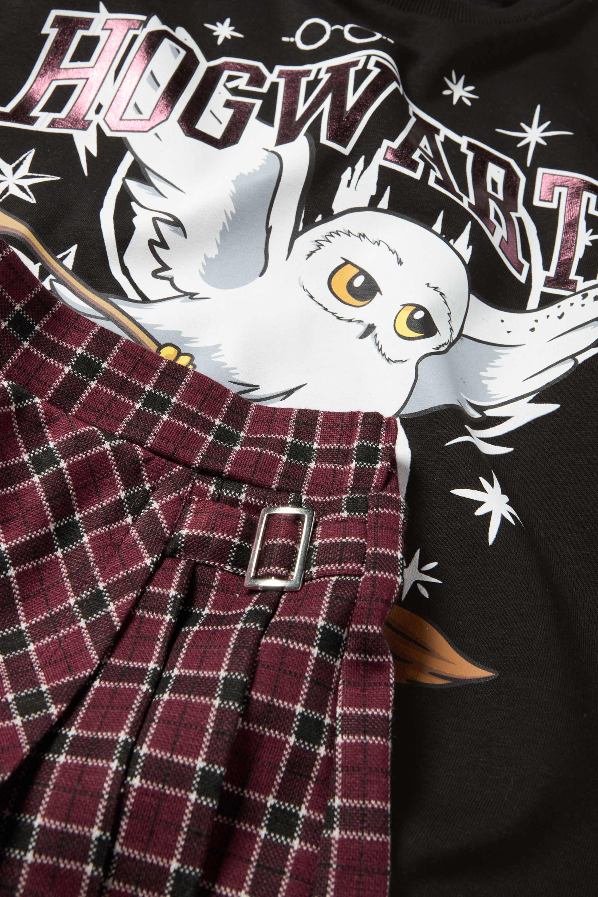 Harry Potter - set - sweatshirt and skort - 2 piece black
