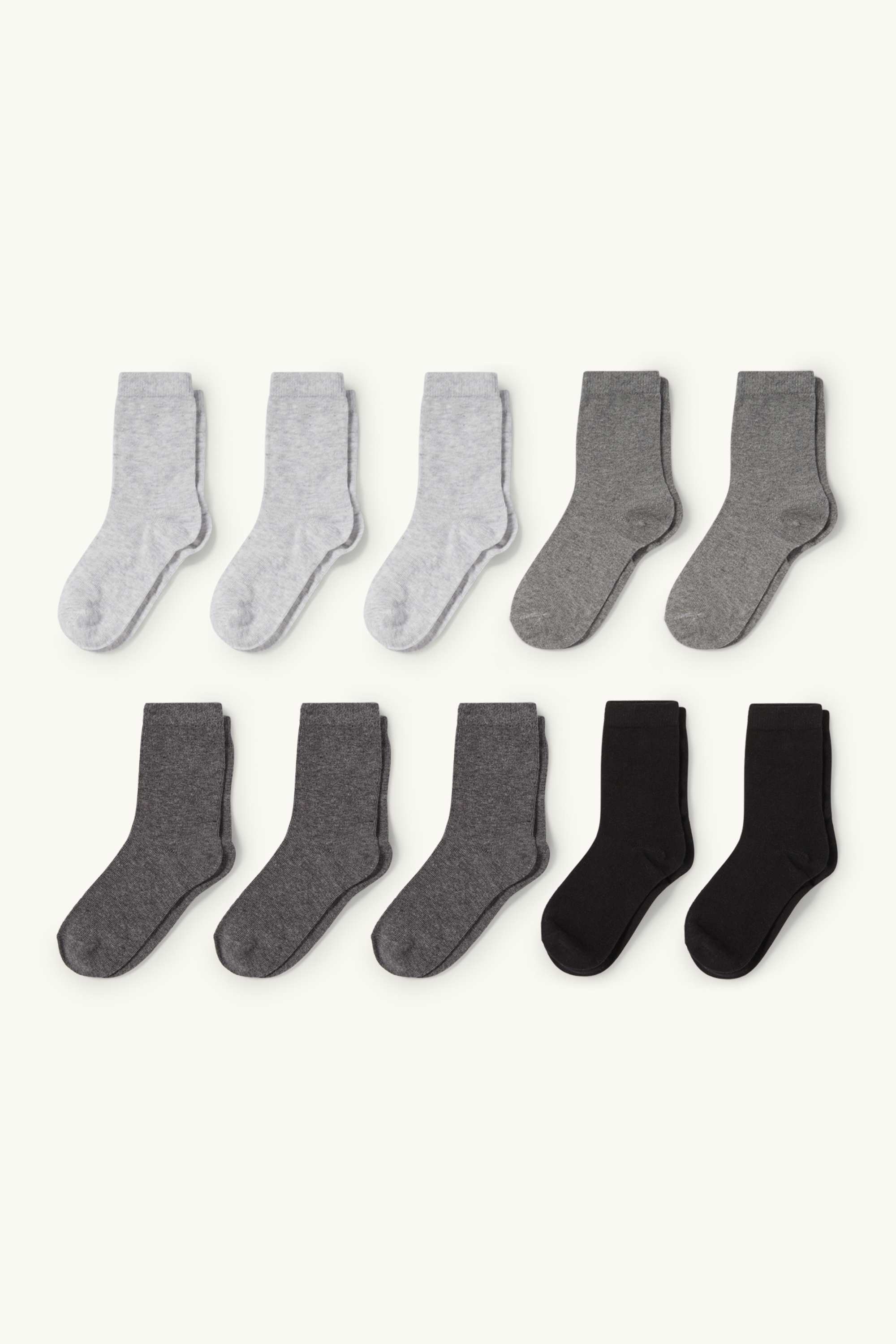 Multipack of 10 - socks black
