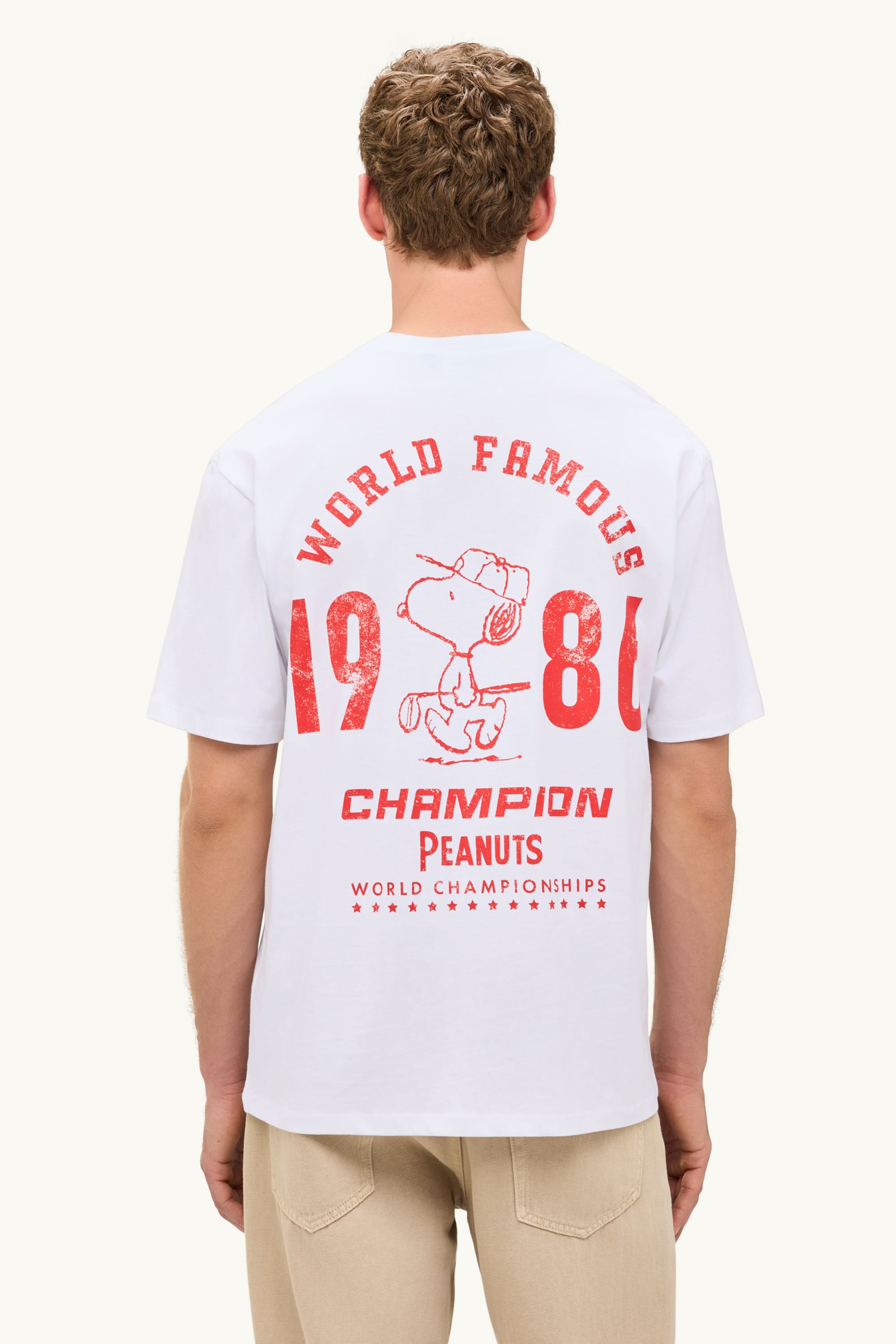 T-shirt - relaxed fit - Peanuts white