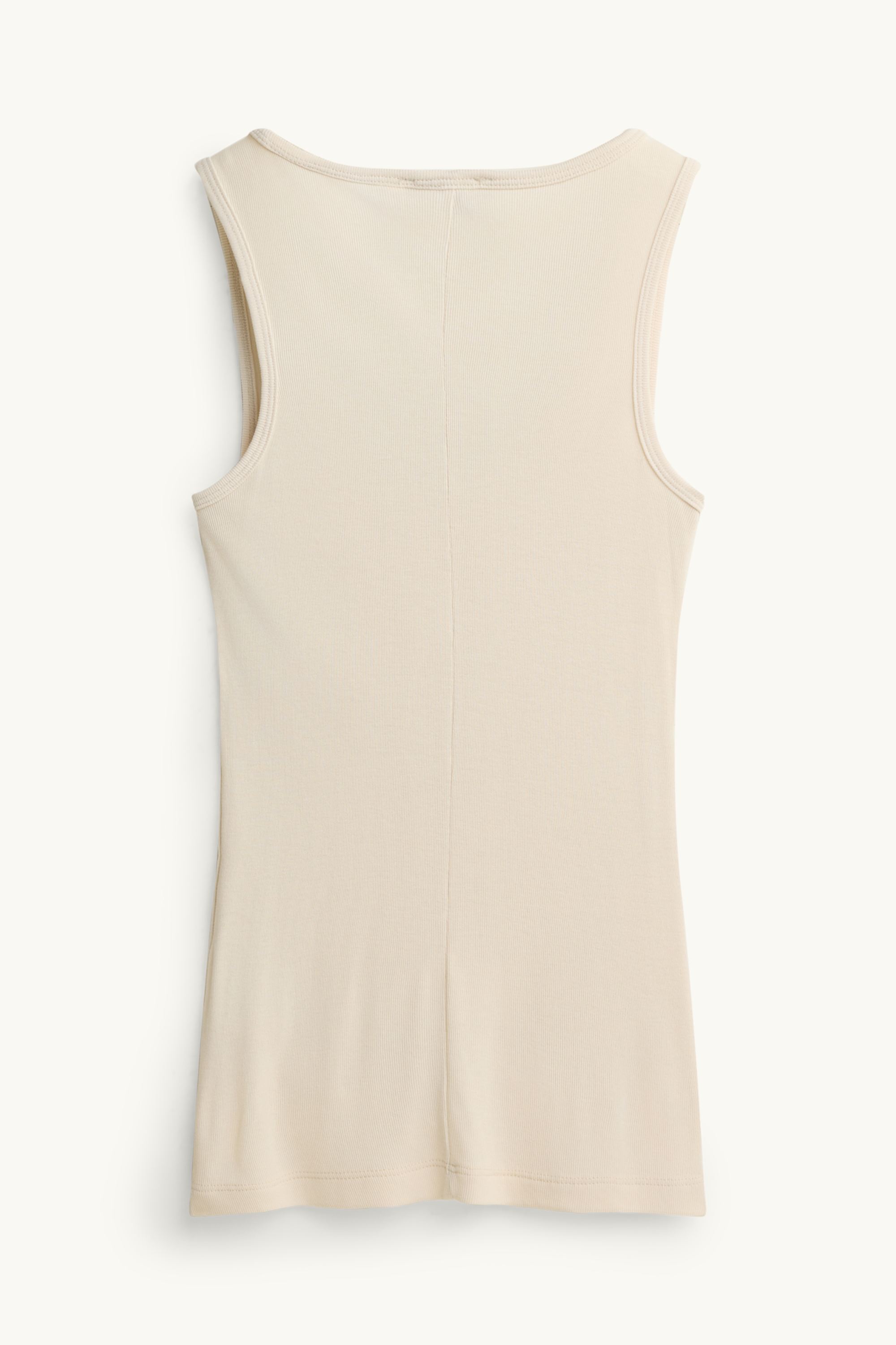 Top - ribbed white